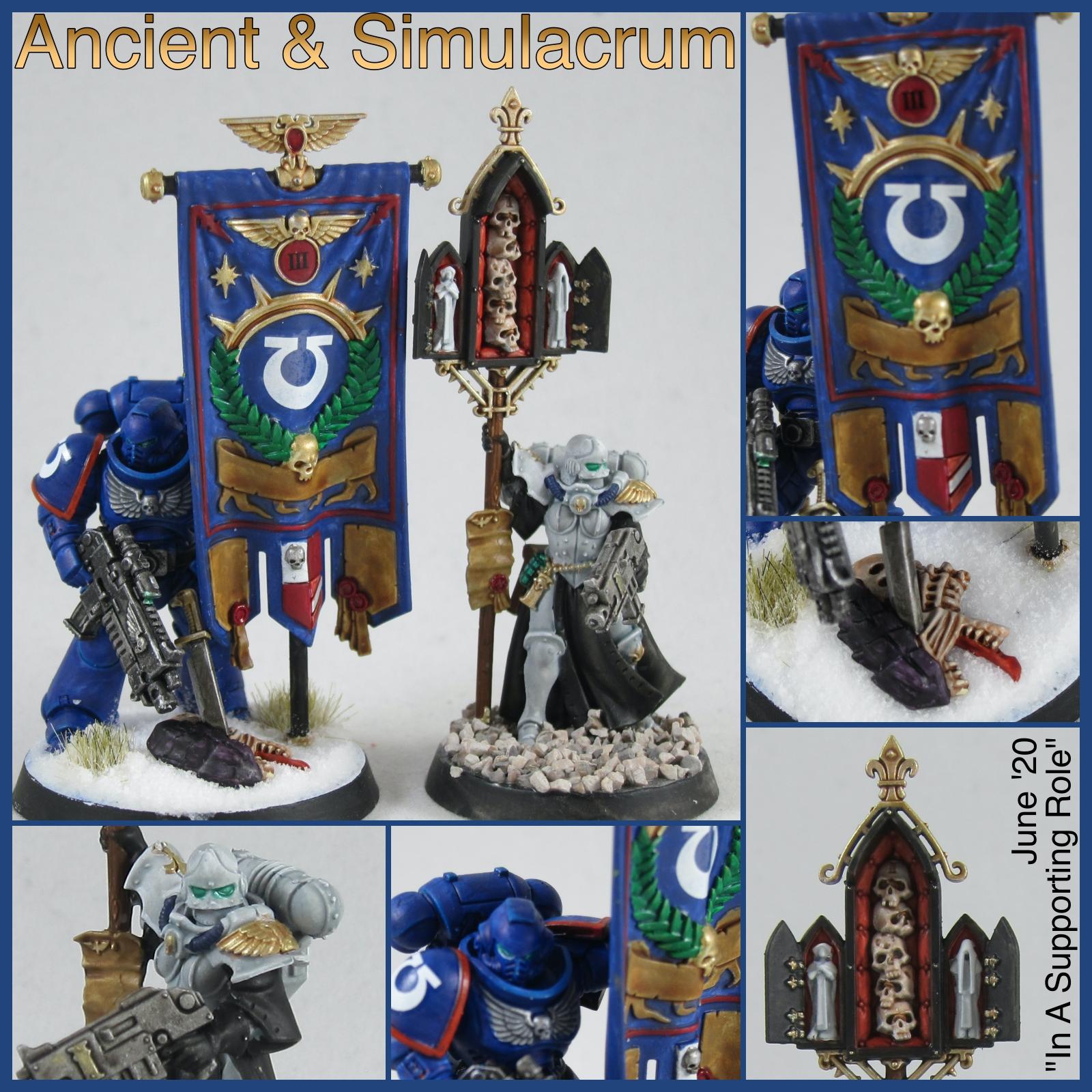 Ancient, Banner, Sisters Of Battle, Space Marines