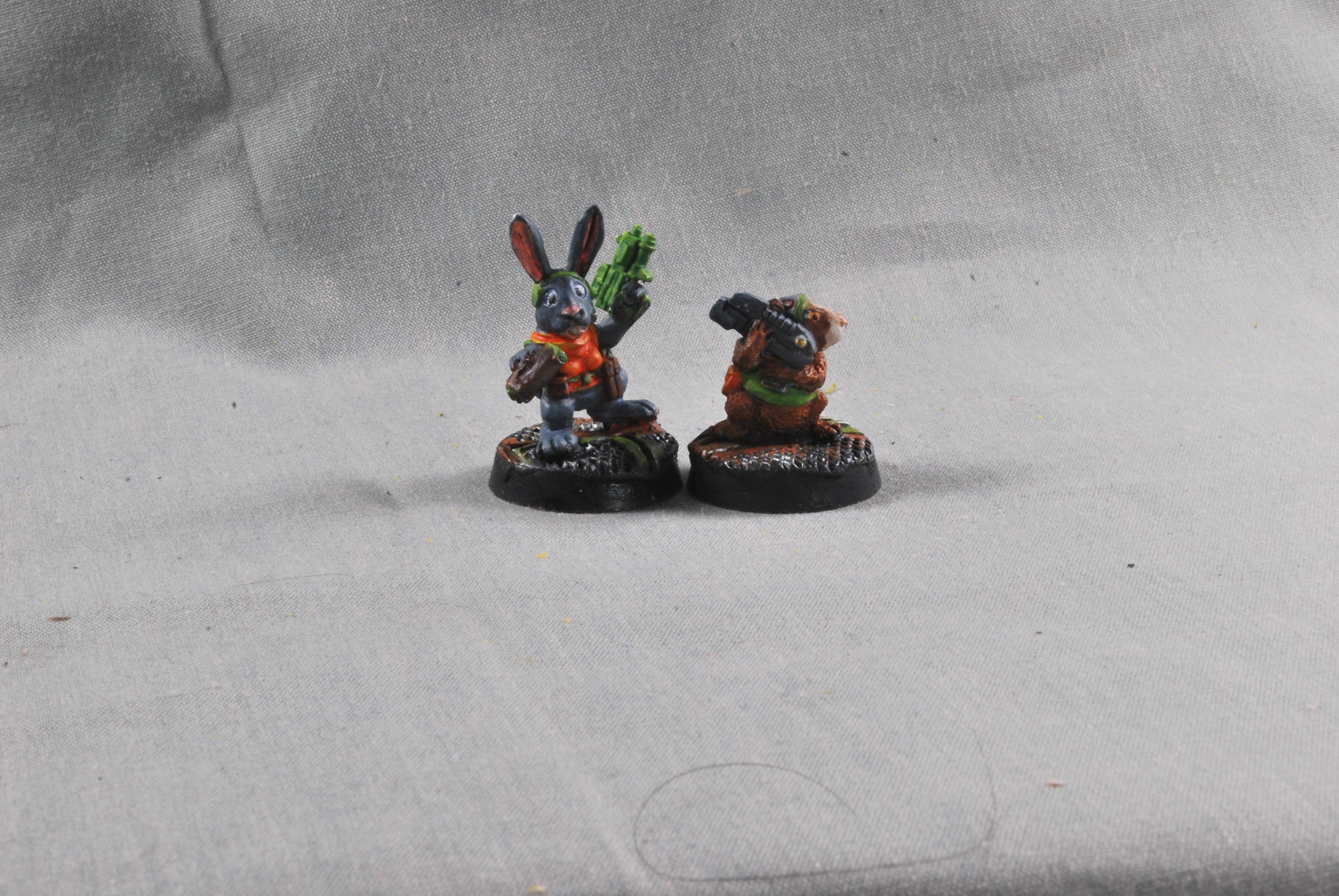 Dakka Painting Challenge 2020, Furry, Guinea Pig, Old Gamers Workshop, Peeg, Rabbit, Sci Fi