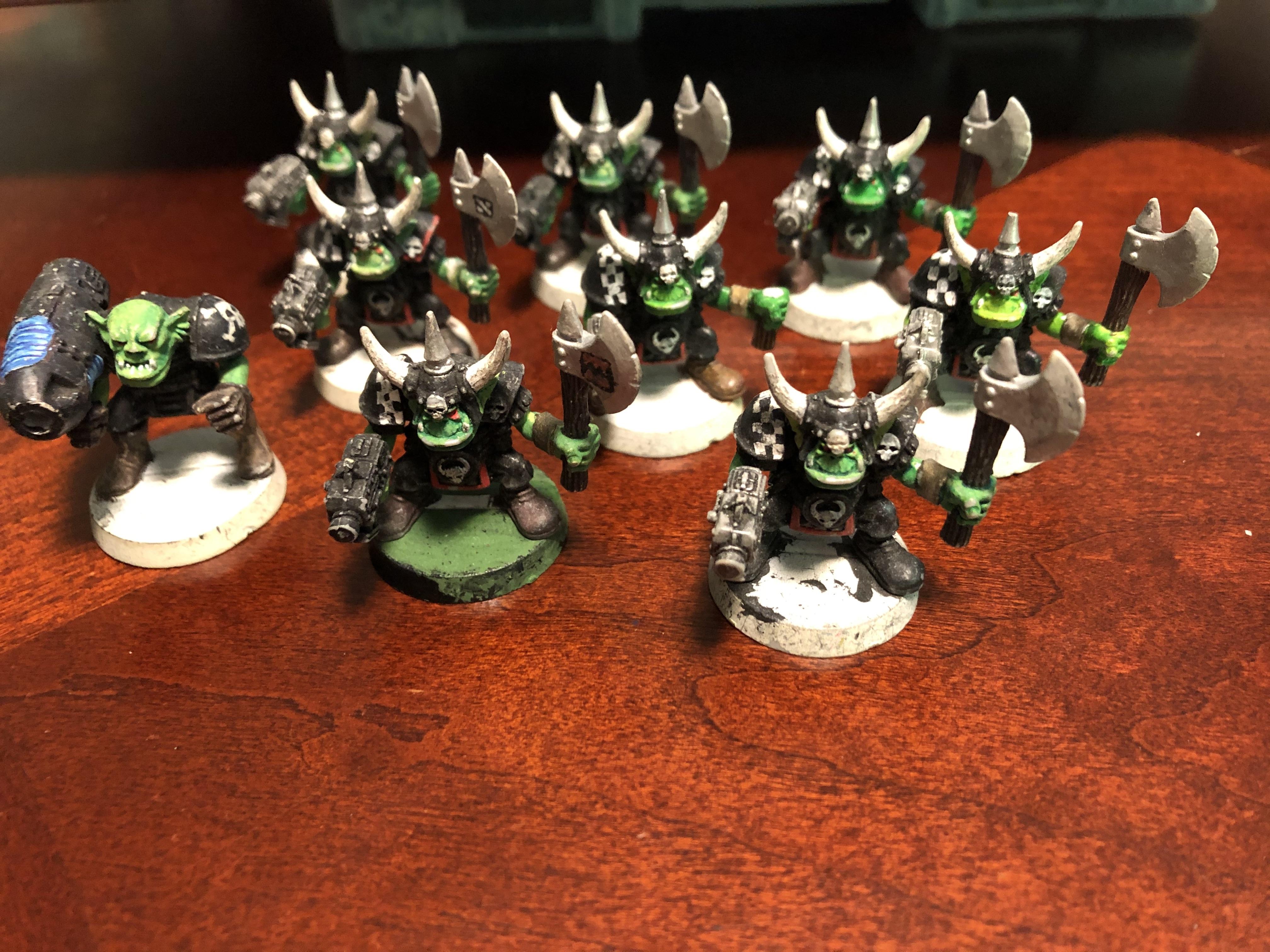 Old Orks oop painted