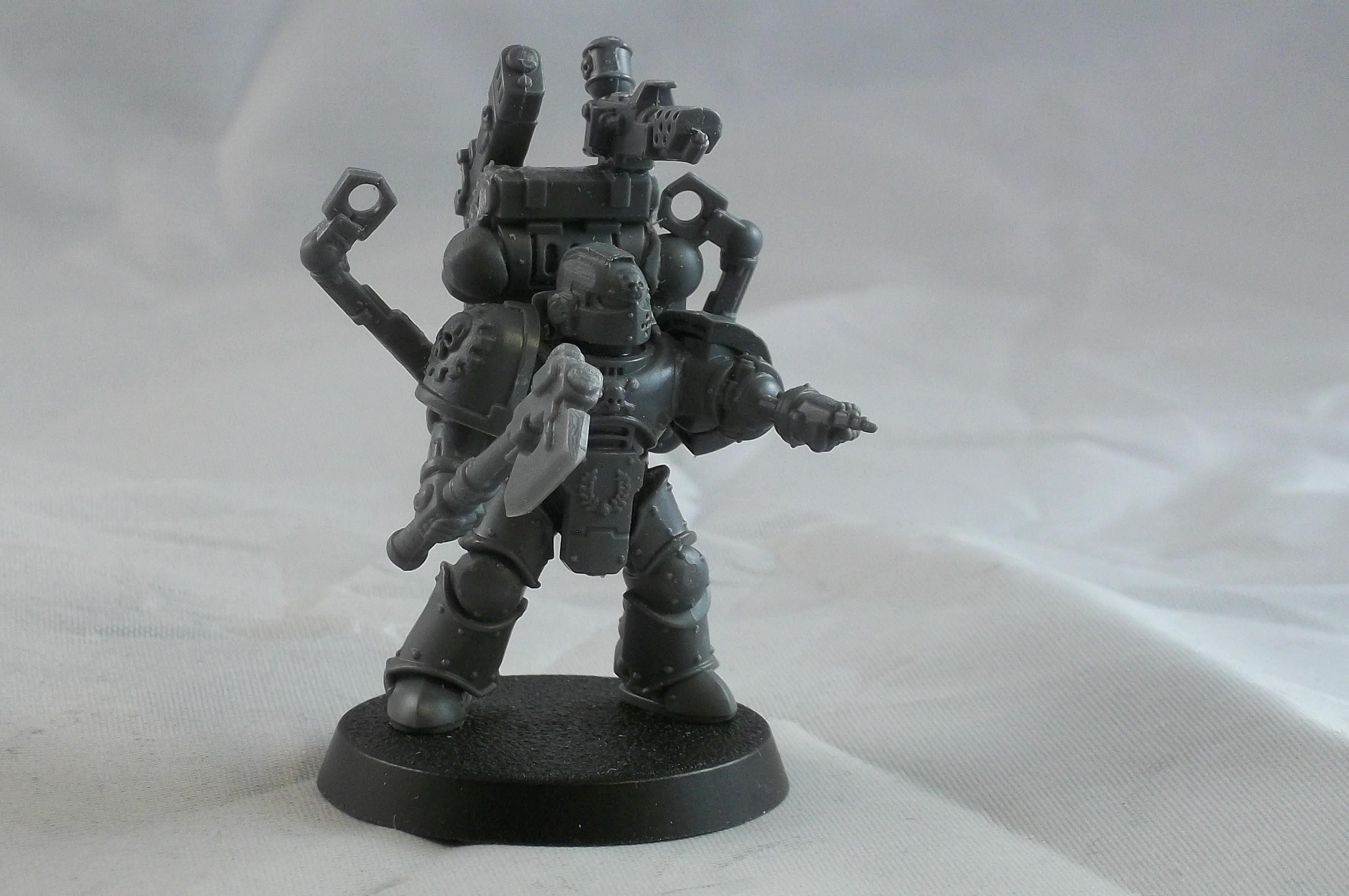 Conversion, Plastic, Servo Harness, Techmarine, Work In Progress