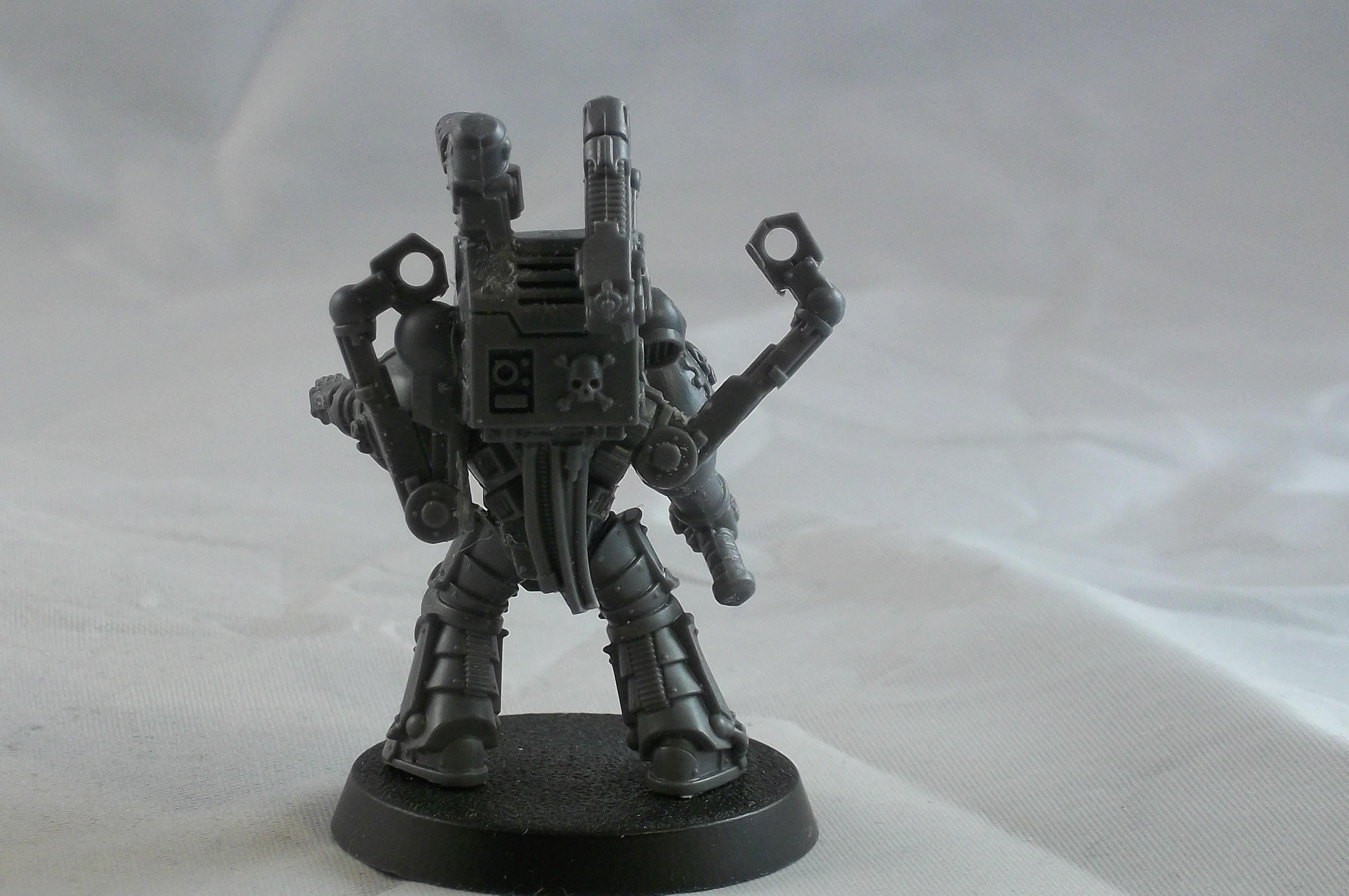 Conversion, Plastic, Servo Harness, Techmarine, Work In Progress