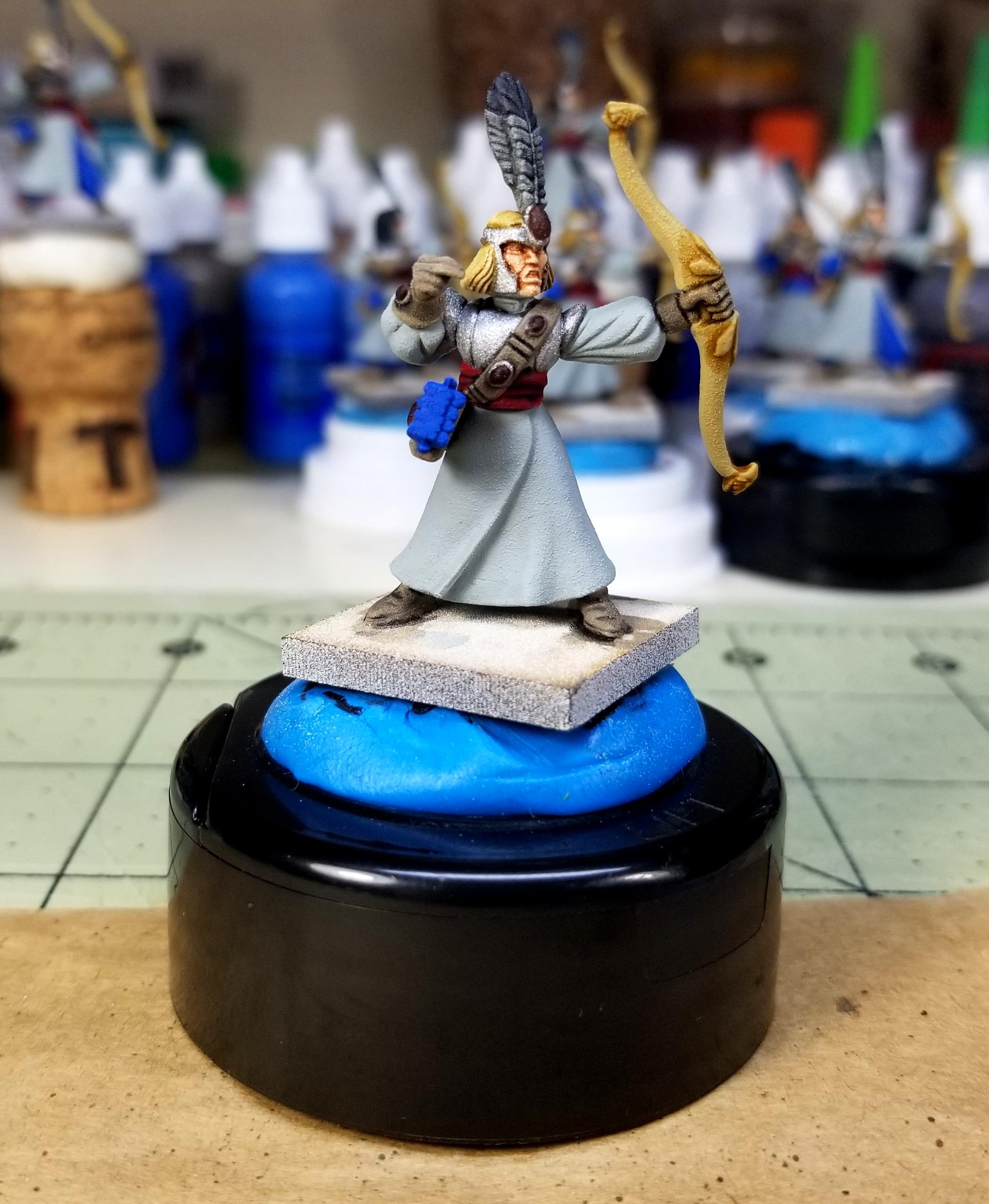 Archers, High Elves, Work In Progress