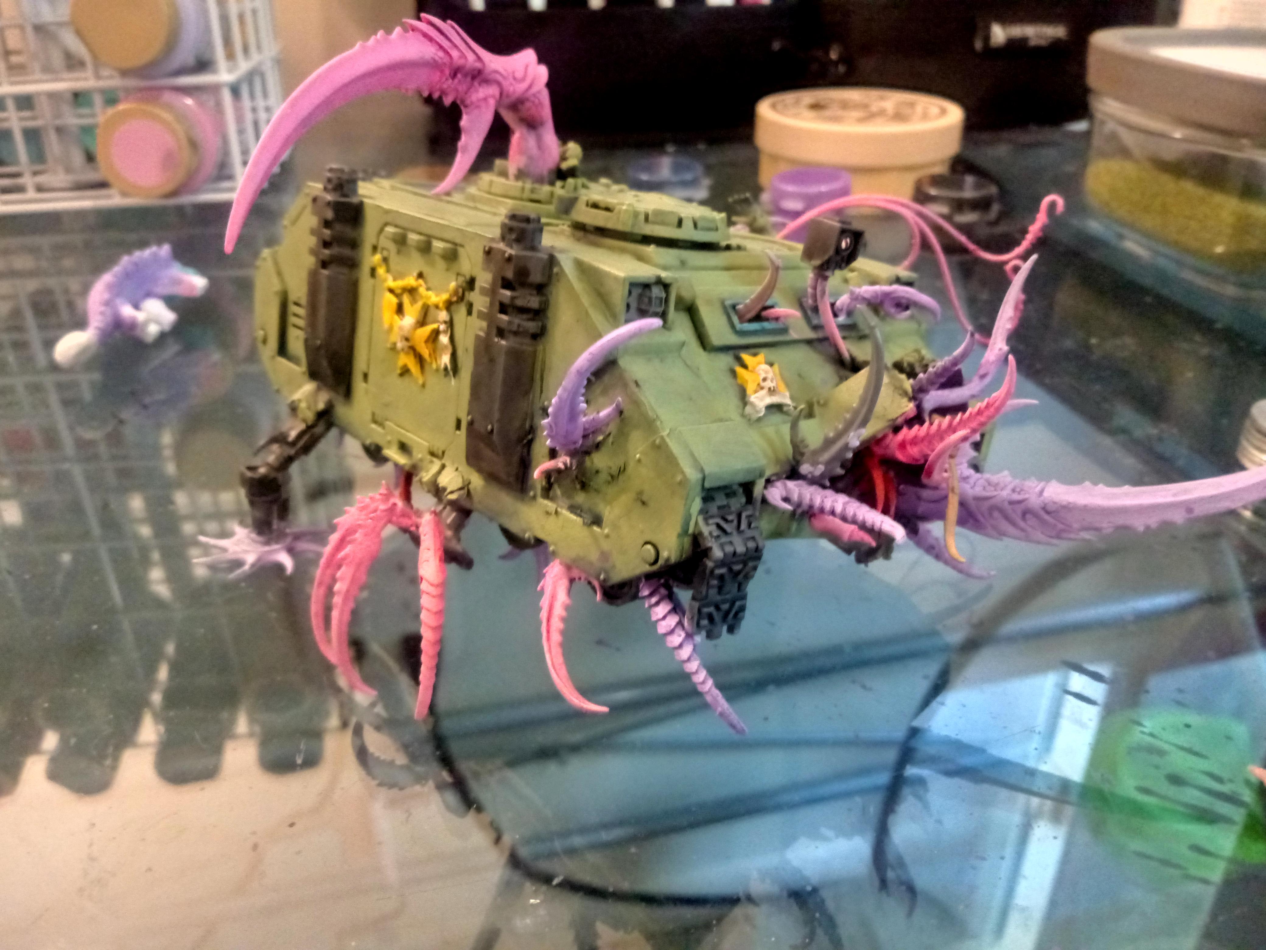 Chaos, Chaos Space Marines, Daemons, Mutation, Possessed, Rhino, Transport
