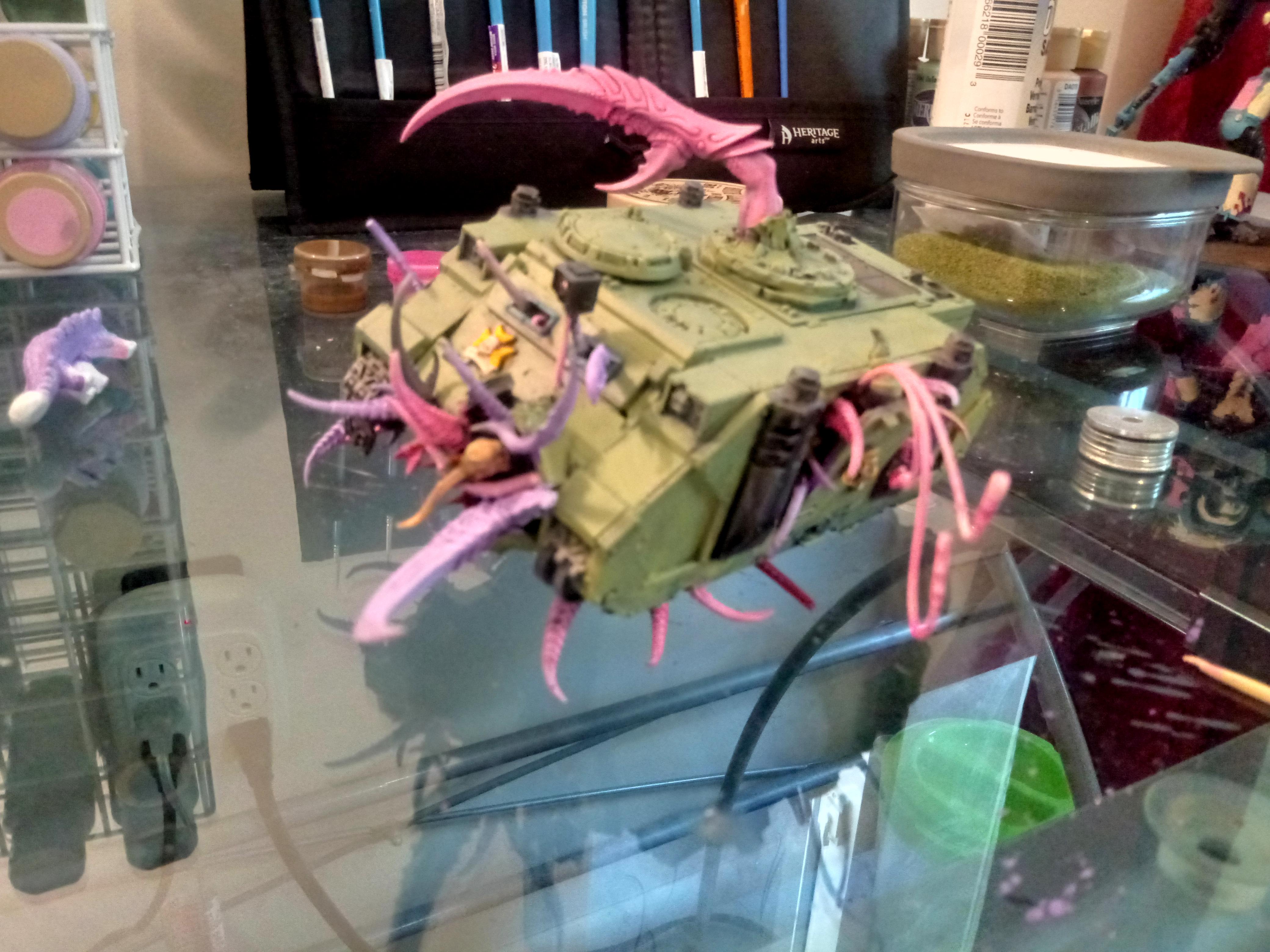 Chaos, Chaos Space Marines, Daemons, Possessed, Rhino, Transport