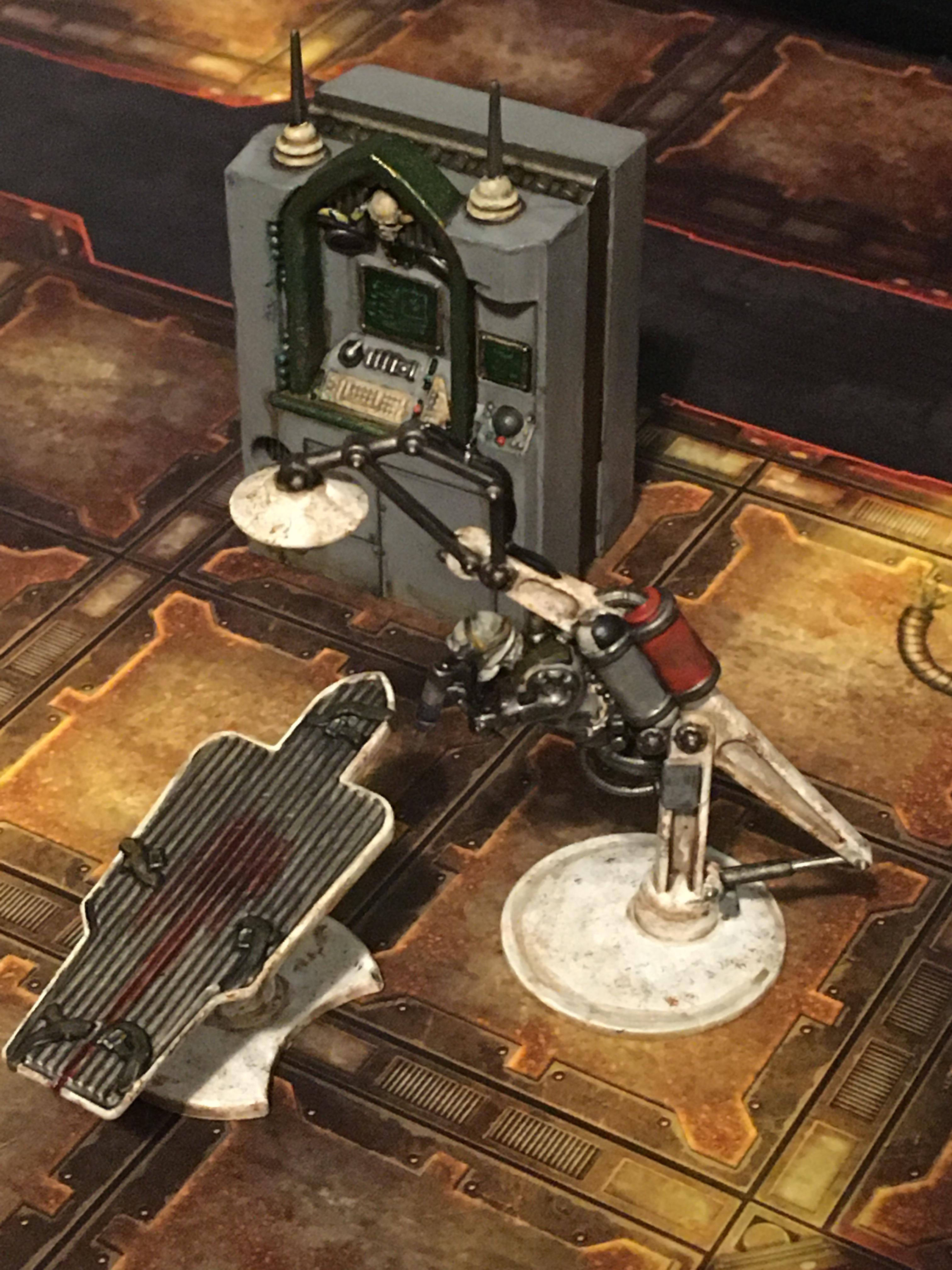 Battlefield Objectives, Body Horror, Necromunda, Servitors, Surgery, Terrain