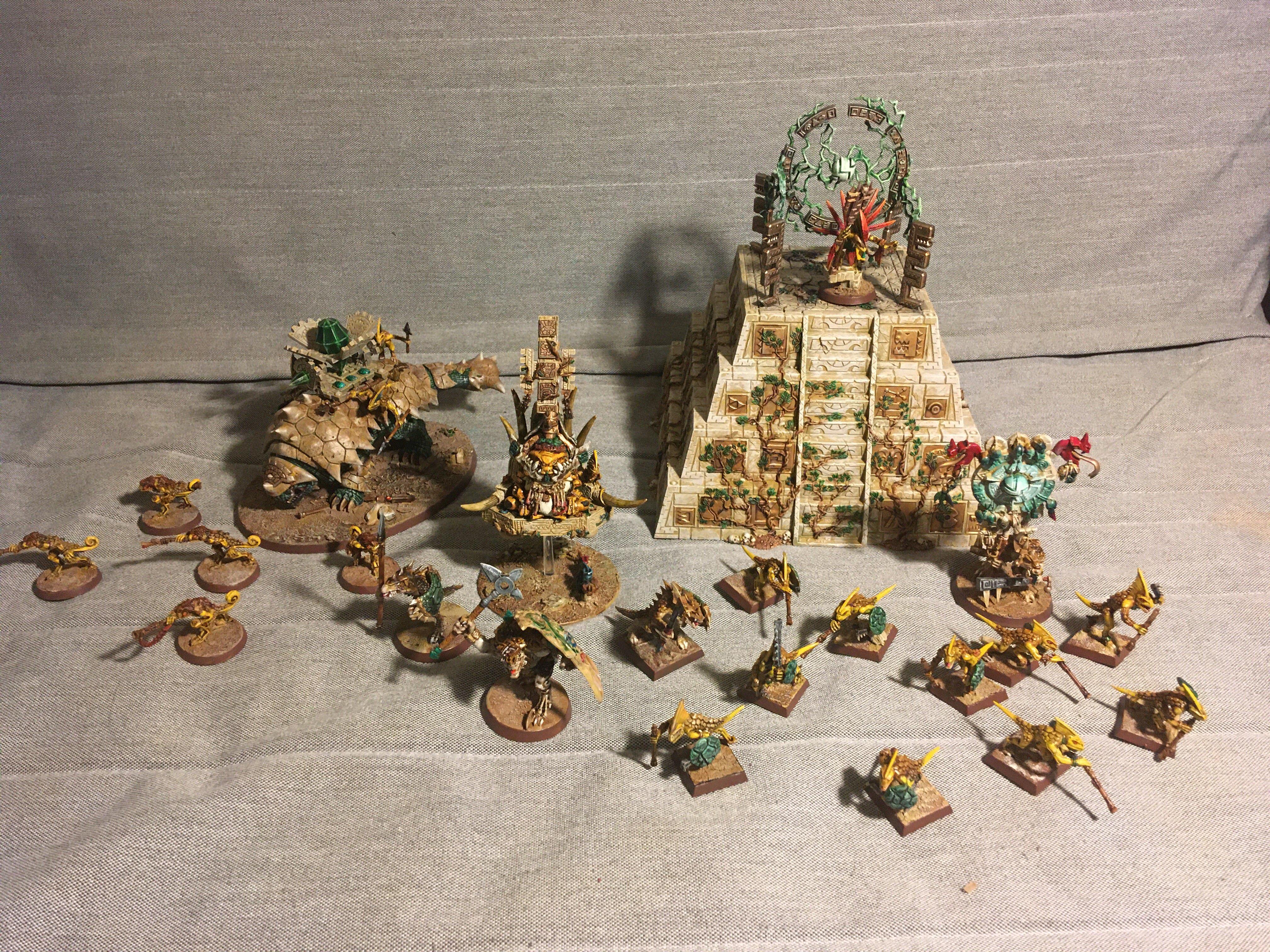 Age Of Sigmar, Army, Astrolith, Bastilidon, Chamaeleon, Conversion, Lizardmen, Mage Priest, Oldblood, Saurus, Seraphon, Sigmar, Skinks, Slann