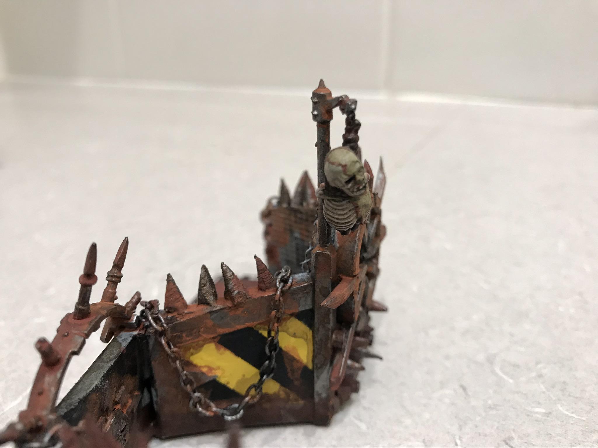 Aegis Defence Line, Chaos Space Marines, Chaos Terrain, Iron Warriors