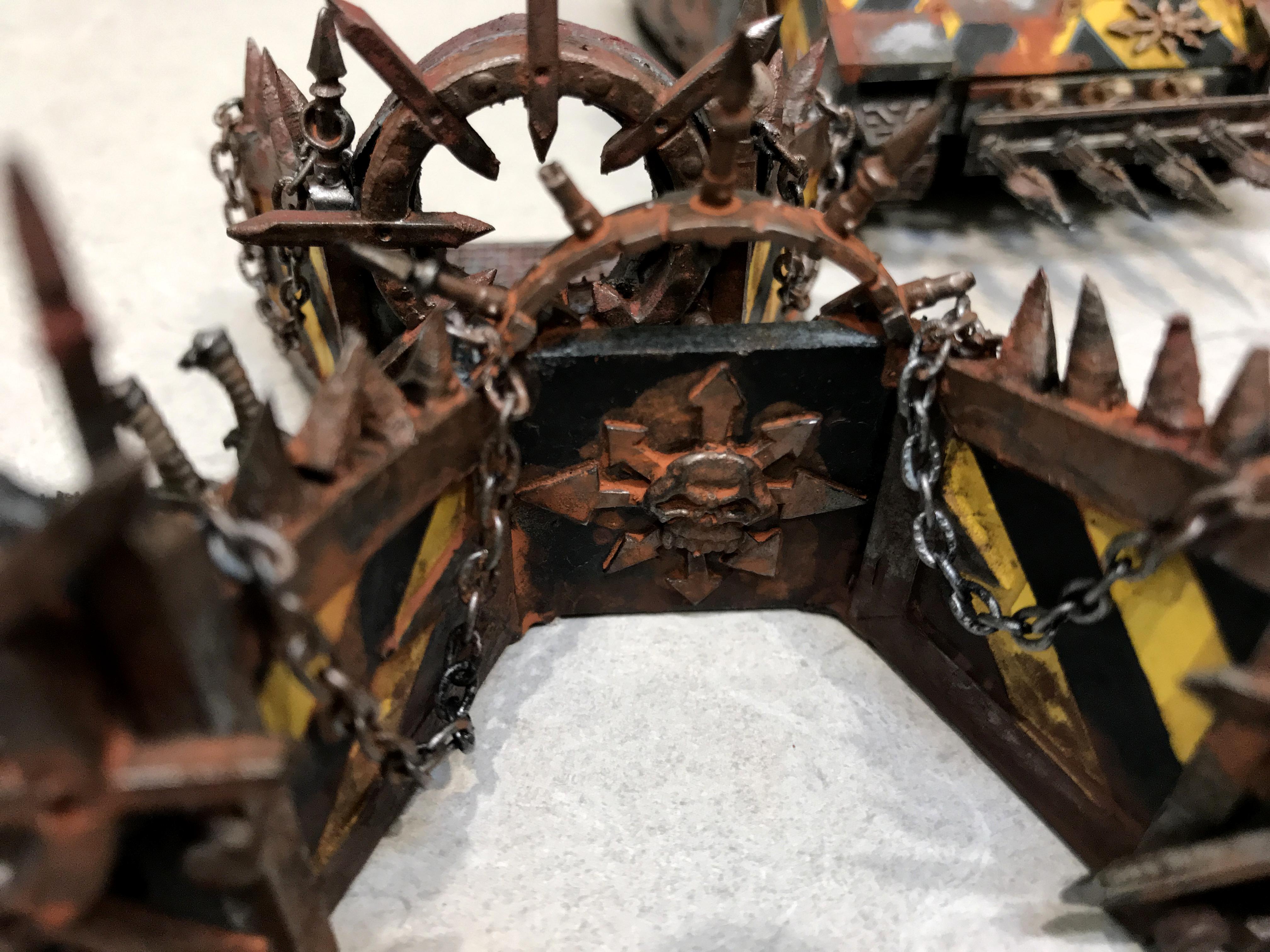 Aegis Defence Line, Chaos Space Marines, Chaos Terrain, Iron Warriors