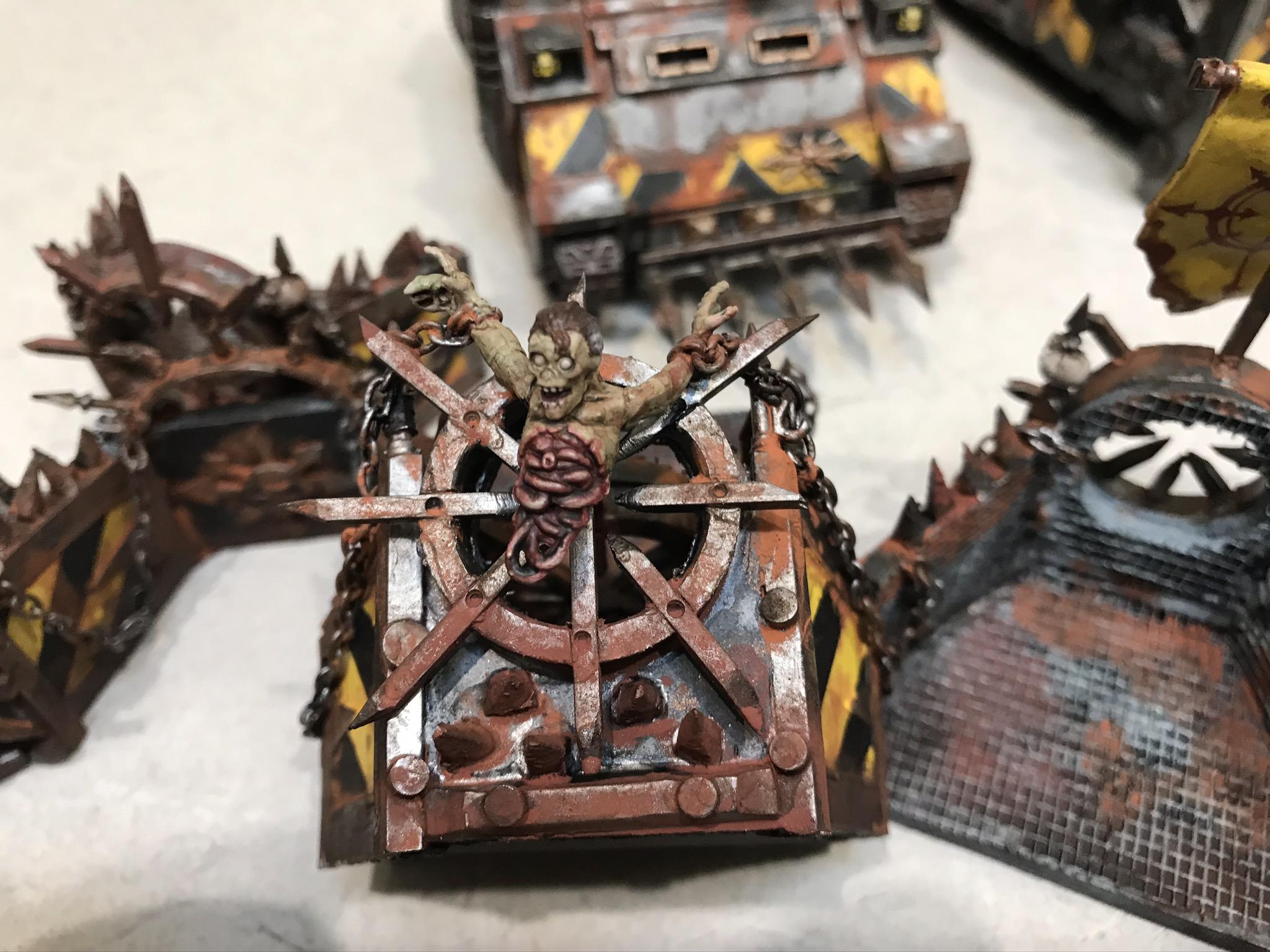 Aegis Defence Line, Chaos Space Marines, Chaos Terrain, Iron Warriors