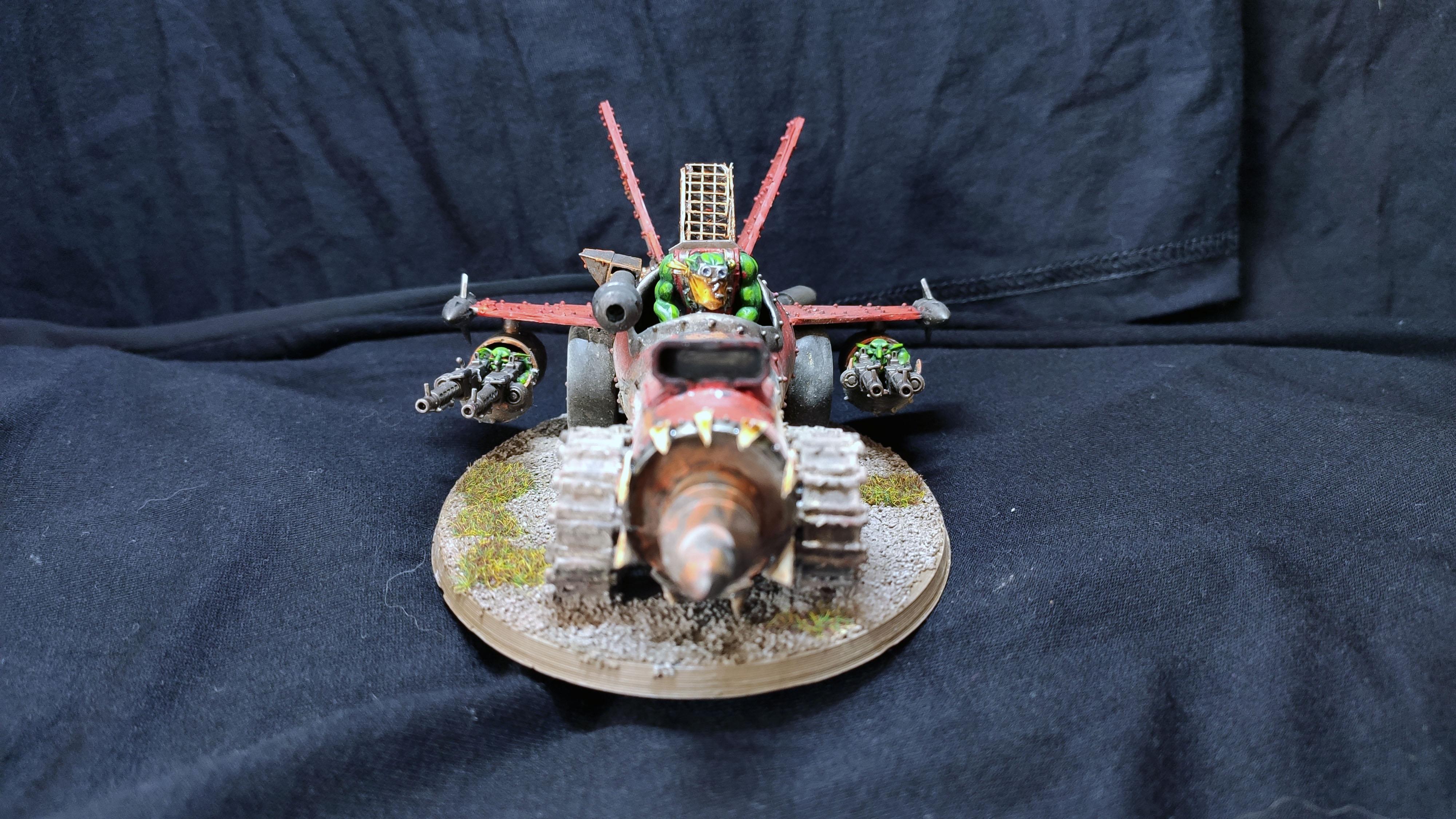 Megatrakk Scrapjet, Orks, Scratch Build, Warhammer 40,000, Warhammermer 40k