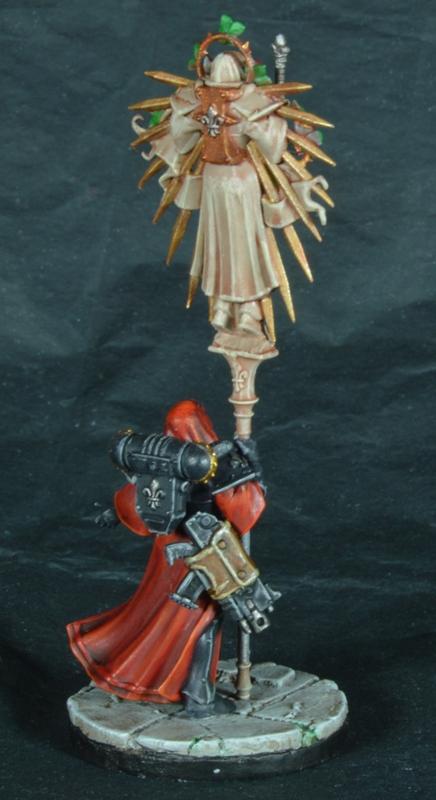 Imagifier Adepta Sororitas Painted Miniature Model, Warhammer 40k