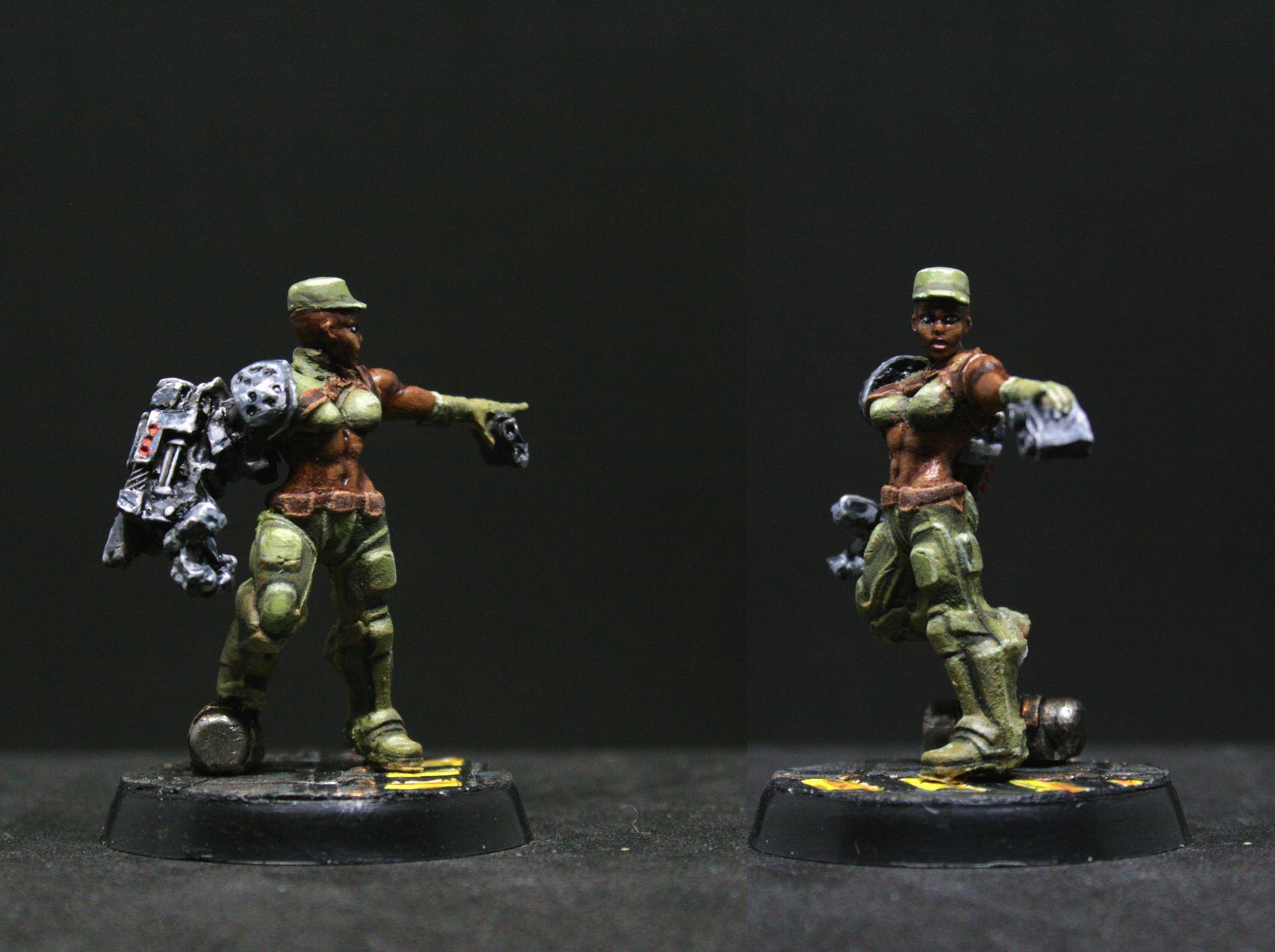 Alienhunter, Catachan, Conversion, Female, Imperial Guard, Junglefighter