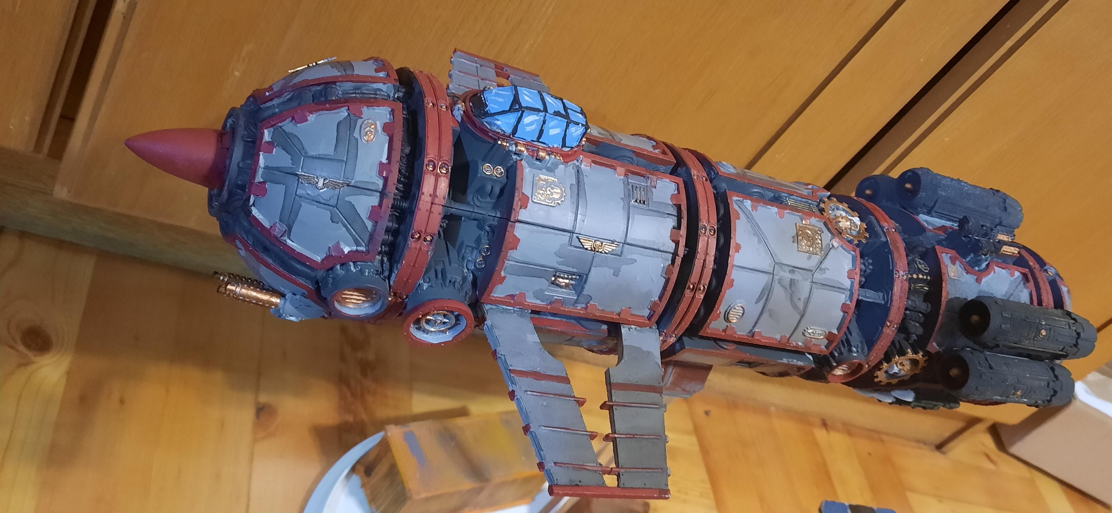 Conversion, Imperial Navy, Marauder Bomber, Scratch Build, Starhawk Bomber, War Rocket, Work In Progress, Zone Mortalis