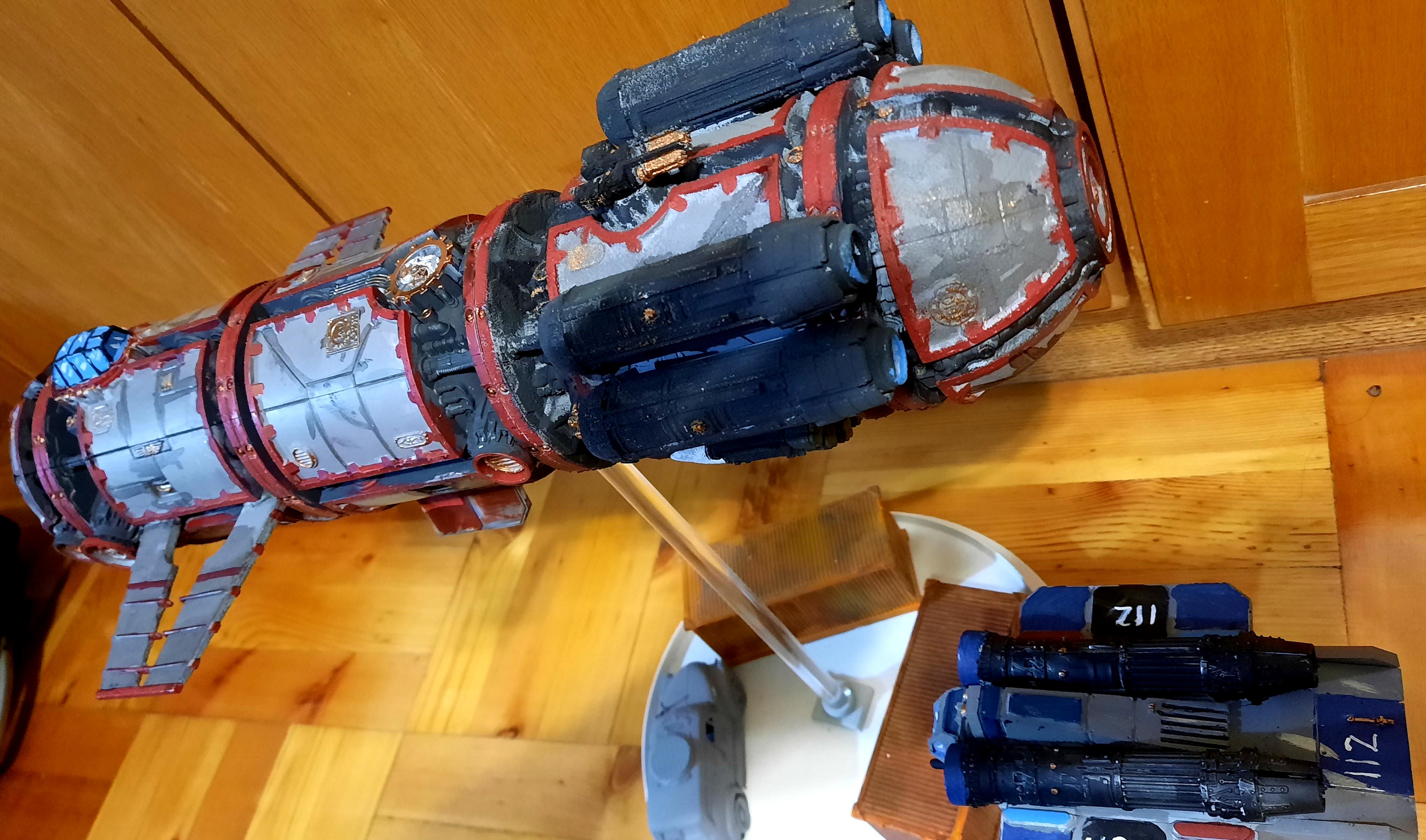 Conversion, Imperial Navy, Marauder Bomber, Scratch Build, Starhawk Bomber, War Rocket, Work In Progress, Zone Mortalis