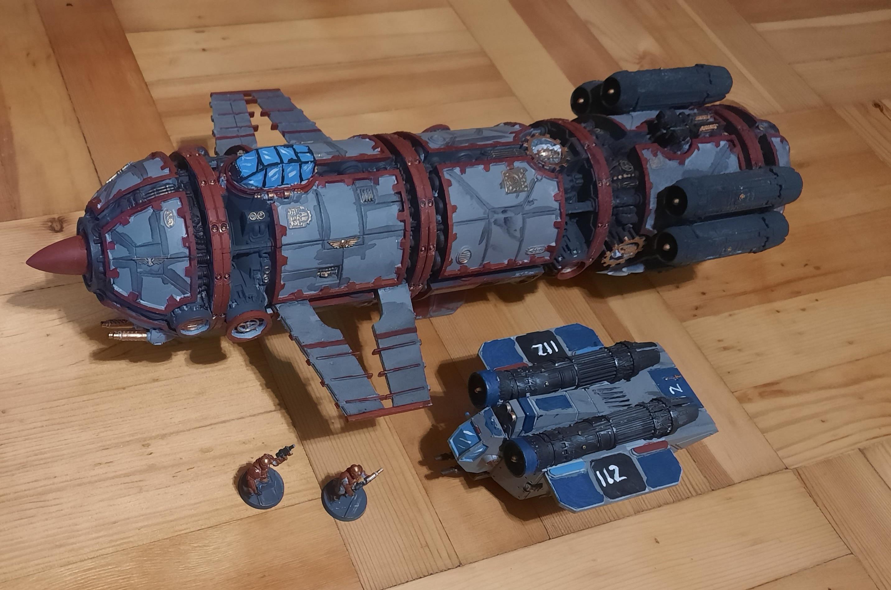 Conversion, Imperial Navy, Marauder Bomber, Scratch Build, Starhawk Bomber, War Rocket, Work In Progress, Zone Mortalis
