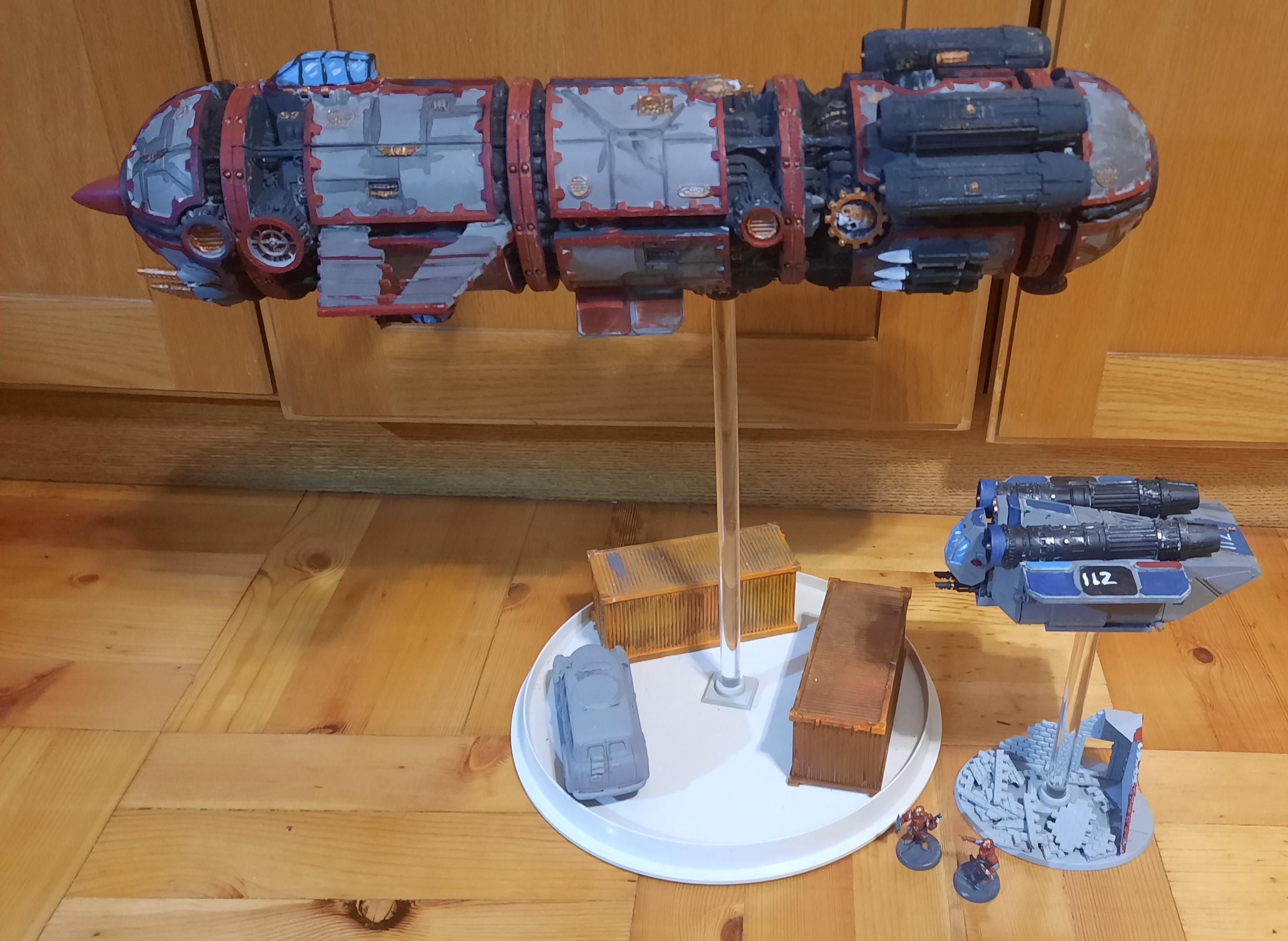 Conversion, Imperial Navy, Marauder Bomber, Scratch Build, Starhawk Bomber, War Rocket, Work In Progress, Zone Mortalis