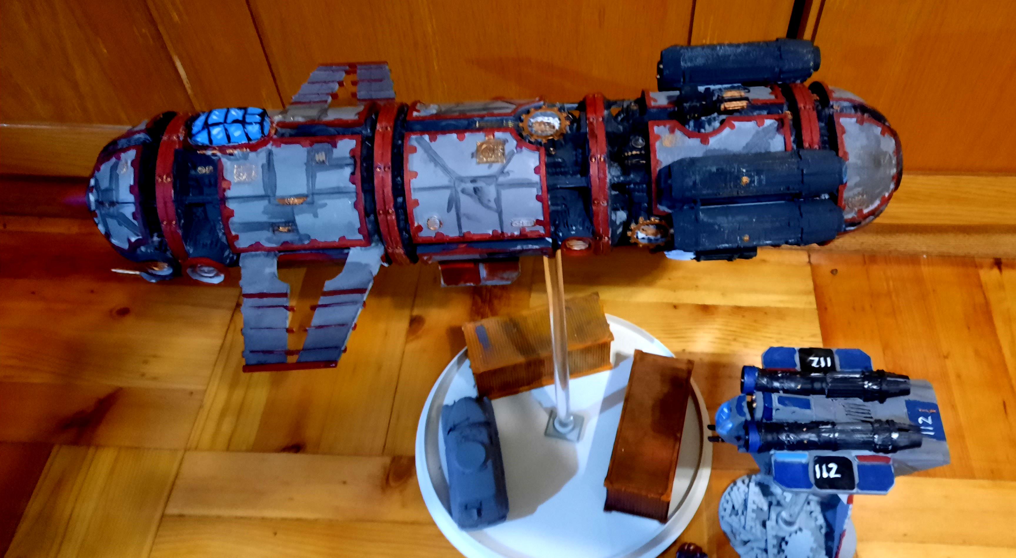 Conversion, Imperial Navy, Marauder Bomber, Scratch Build, Starhawk Bomber, War Rocket, Work In Progress, Zone Mortalis