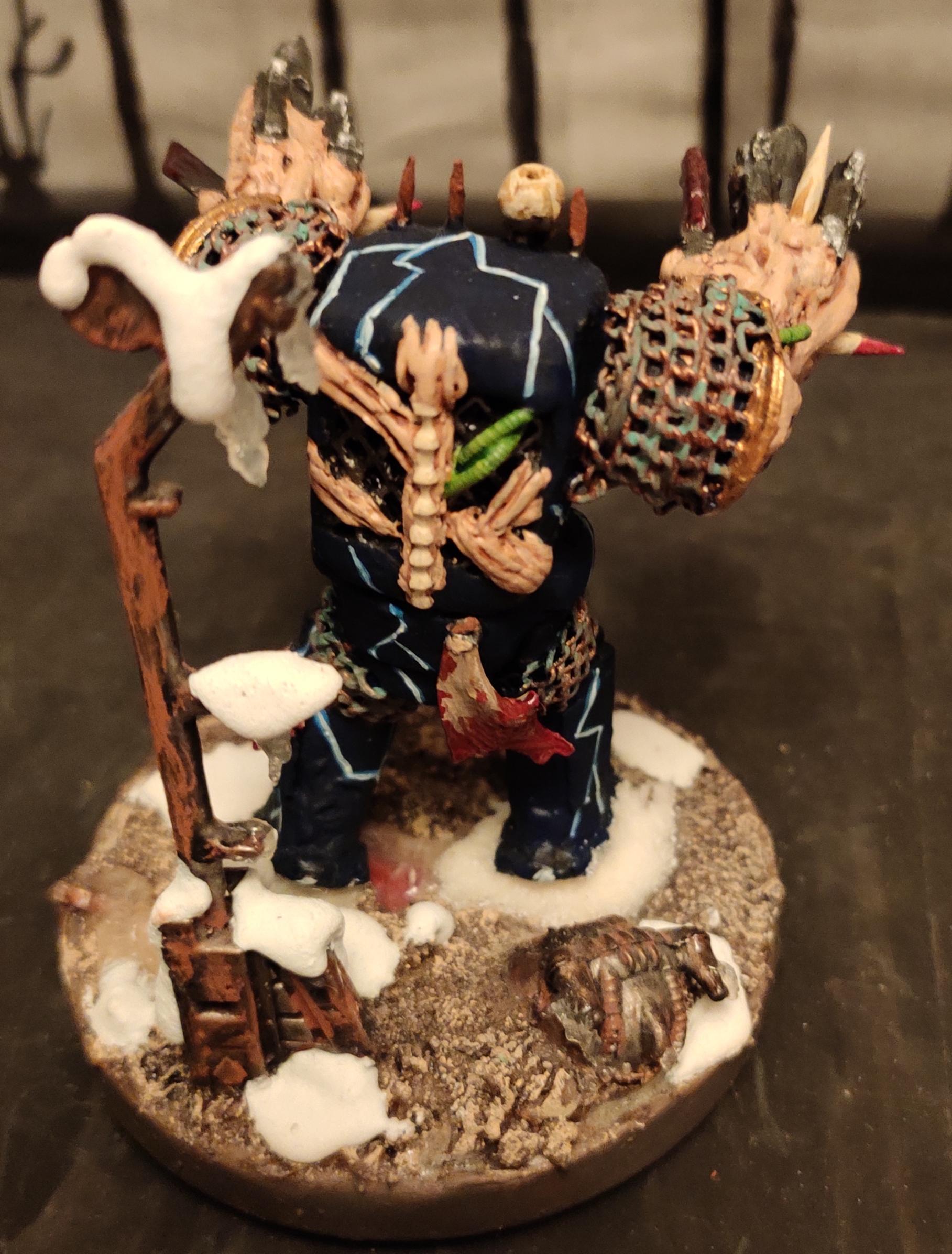 Ave Dominus Nox, Bolter, Chain, Chaos, Chaos Undivided, Conversion, Flayed Skin, Heavy Support, Heresy, Heretic Astartes, Infantry, Kitbash, Laser, Meltagun, Night Lords, Obliterators, Putty, Scratch Build, Sculpting, Skull, Snow, Spine, Traitor Legions, Trophy, Warhammer 40,000