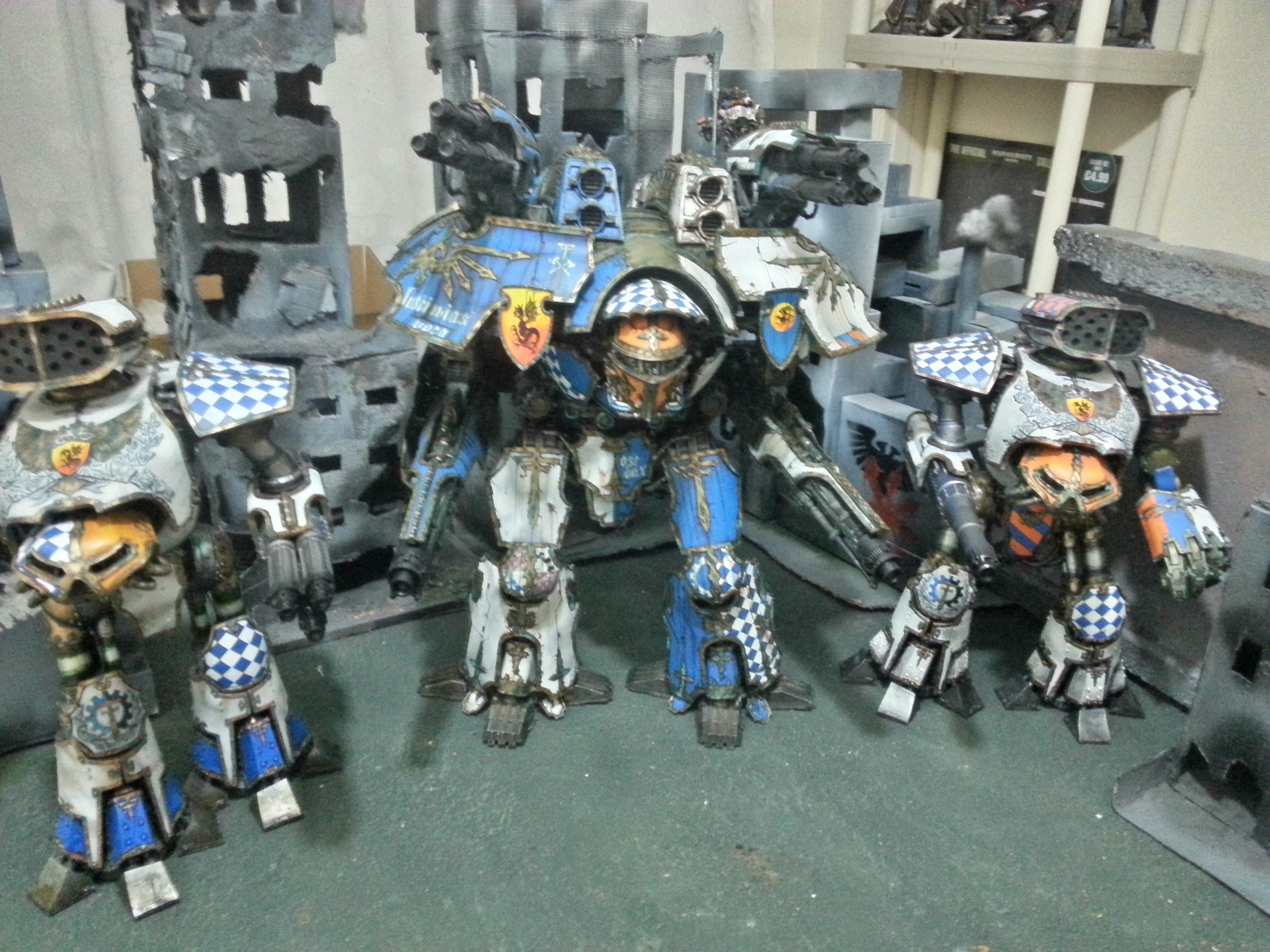 First Osedax 28mm Titan Maniple In The World ., Imperial, Imperial Armour 12, Loyalist, Osedax, Titan
