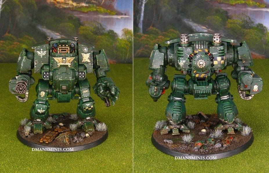 Dark Angels Space Marines Primaris Redemptor Dreanought
