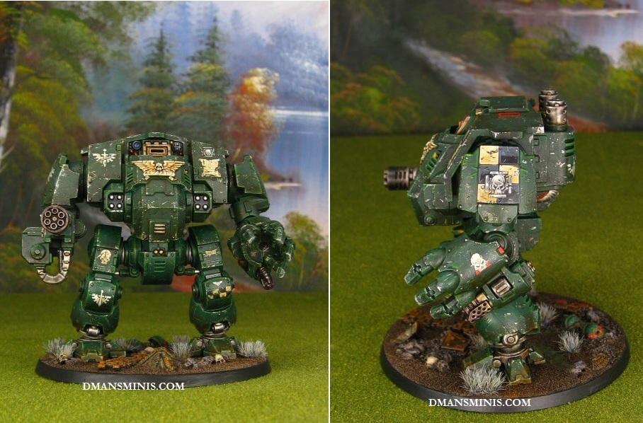 Dark Angels Space Marines Primaris Redemptor Dreanought