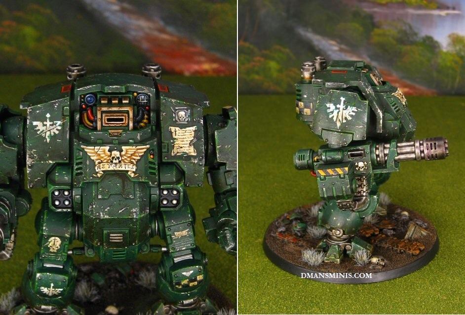 Dark Angels Space Marines Primaris Redemptor Dreanought