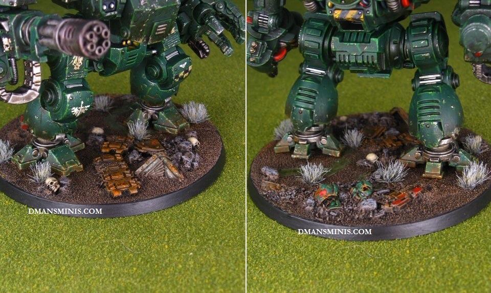 Dark Angels Space Marines Primaris Redemptor Dreanought