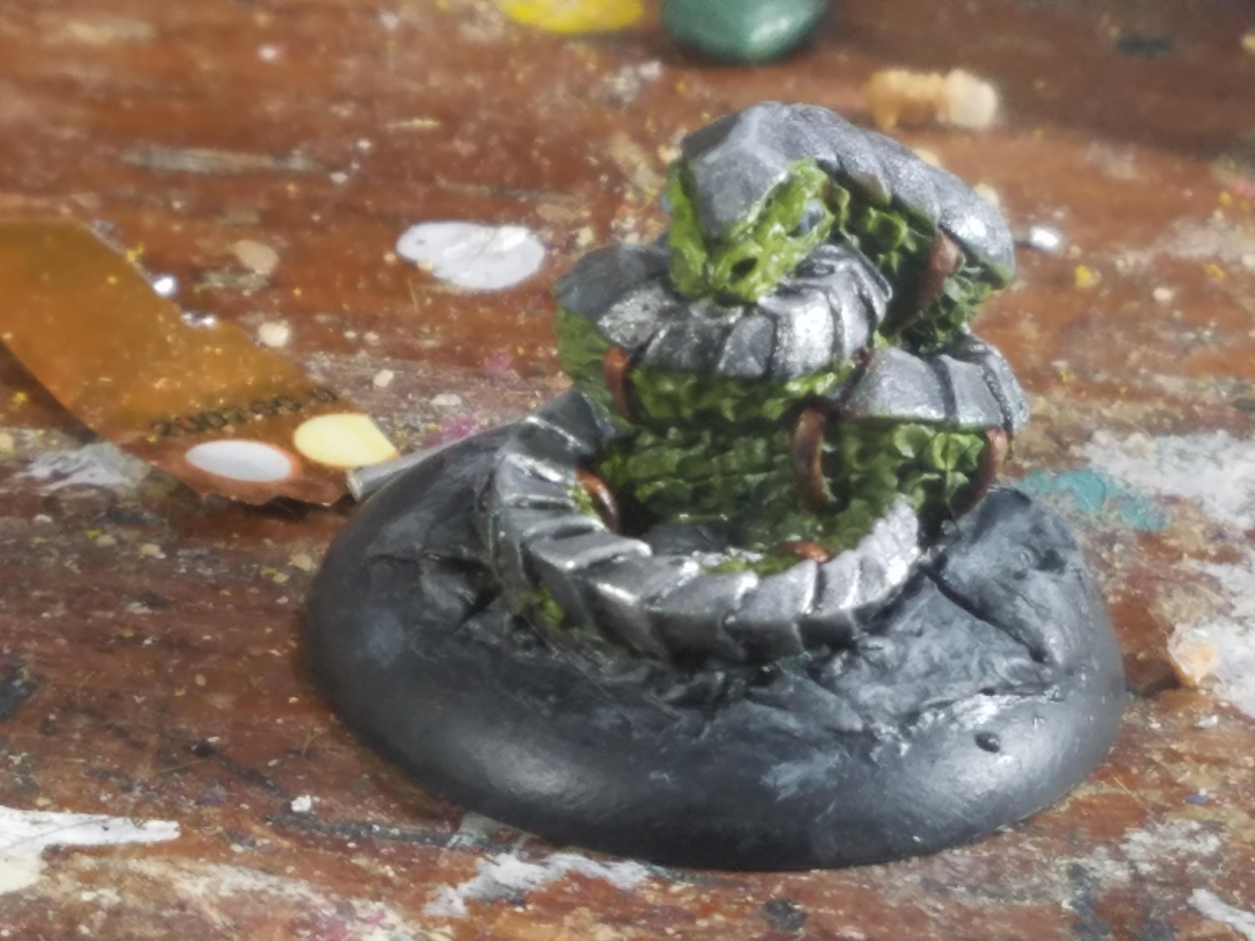 Animal Adventurers, Oathsworn Miniatures, Plate Armor, Snake, Work In Progress