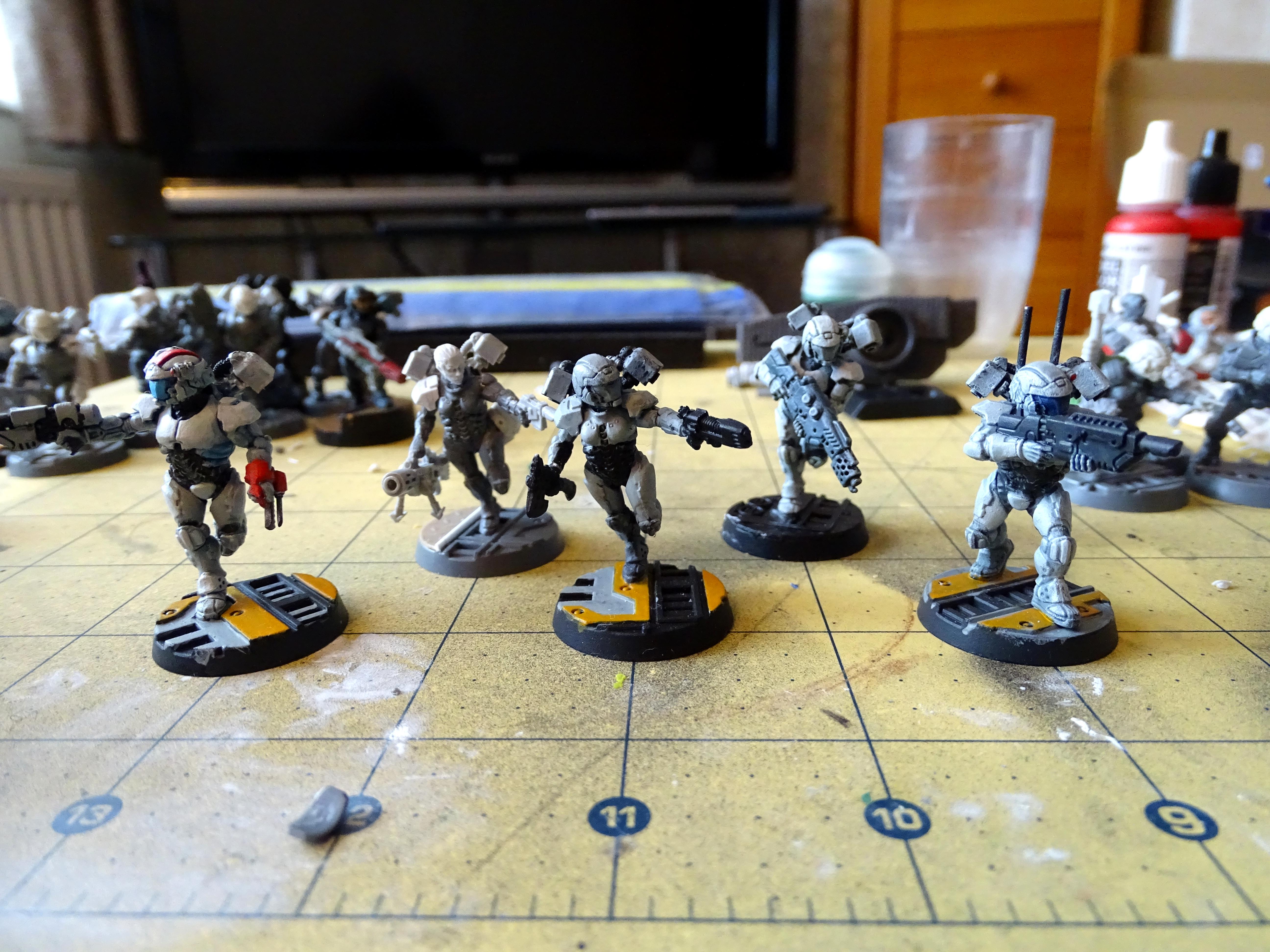 Astra Militarum, Astra Militarum Drop Troops, Astra Millitarum Drop Troops, Imperial Guard Drop Troops, Militarum Tempestus, Military Tempestus, Millitarum Tempestus, Odst, Scion, Storm Trooper Conversion, Tempestus, Tempestus Scion, Van Saar Conversions