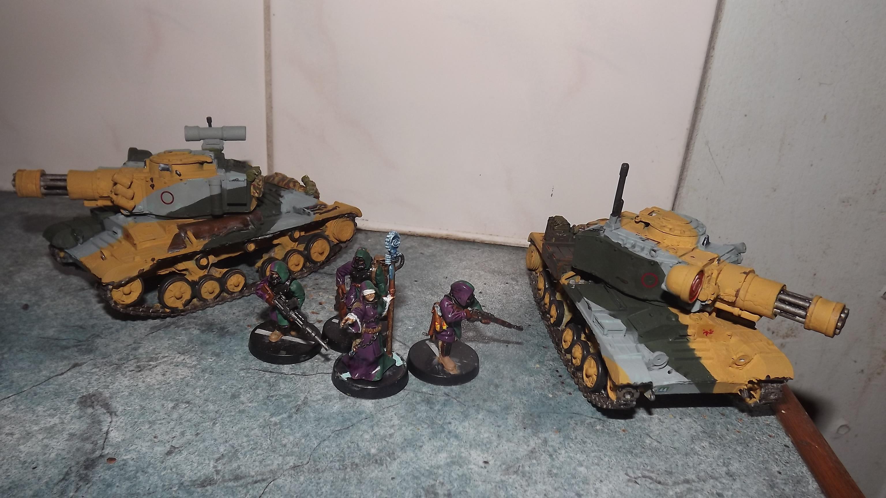 7tp Turret, Blitzkreig Miniatures, Gatling Cannon, Kromlech, Valentine Tank, Work In Progress