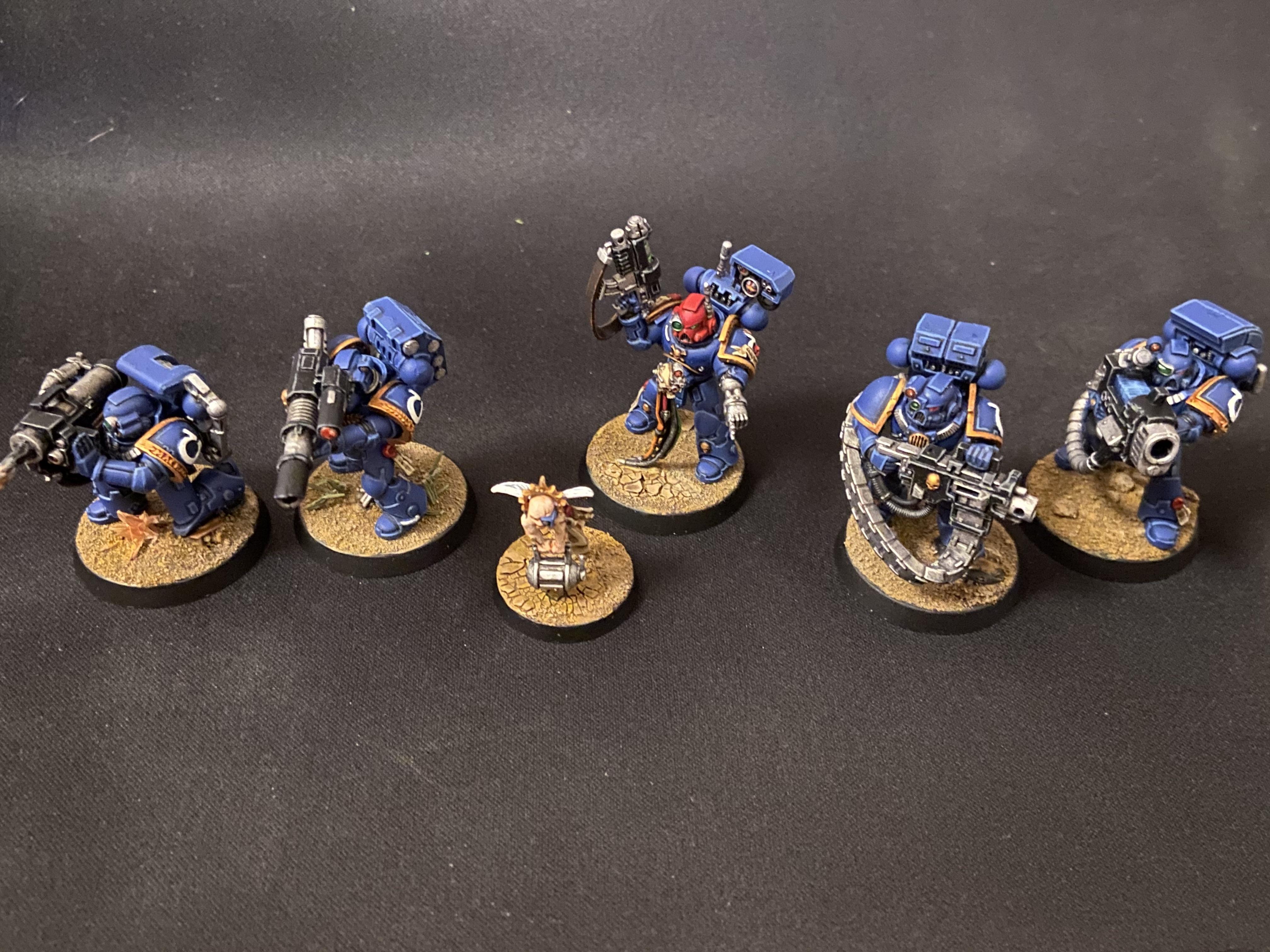 Devastators, Space Marines, Squad, Ultramarines, W40k