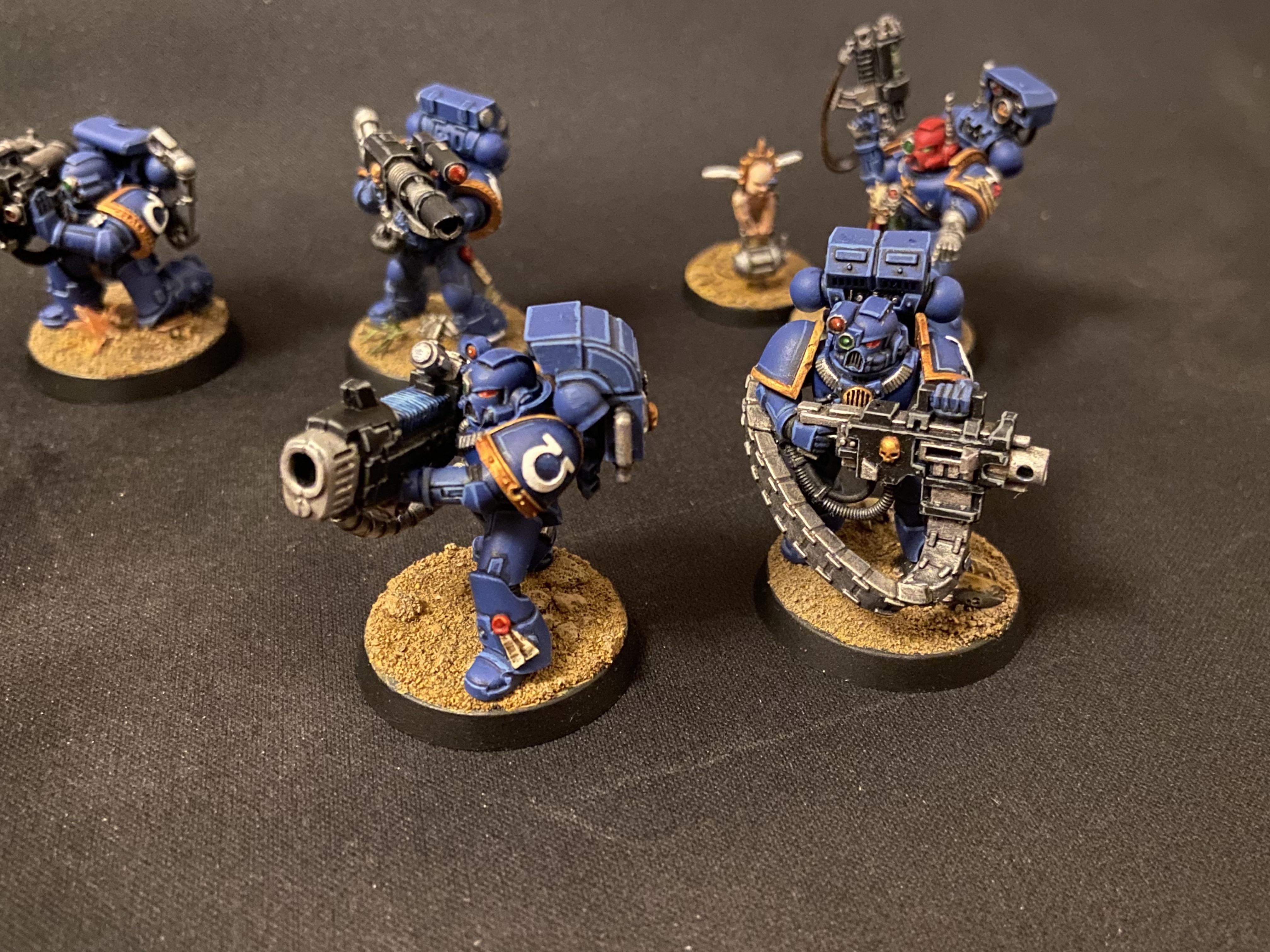 Devastators, Heavy Bolter, Plasma Cannon, Space Marines, Ultramarines, W40k