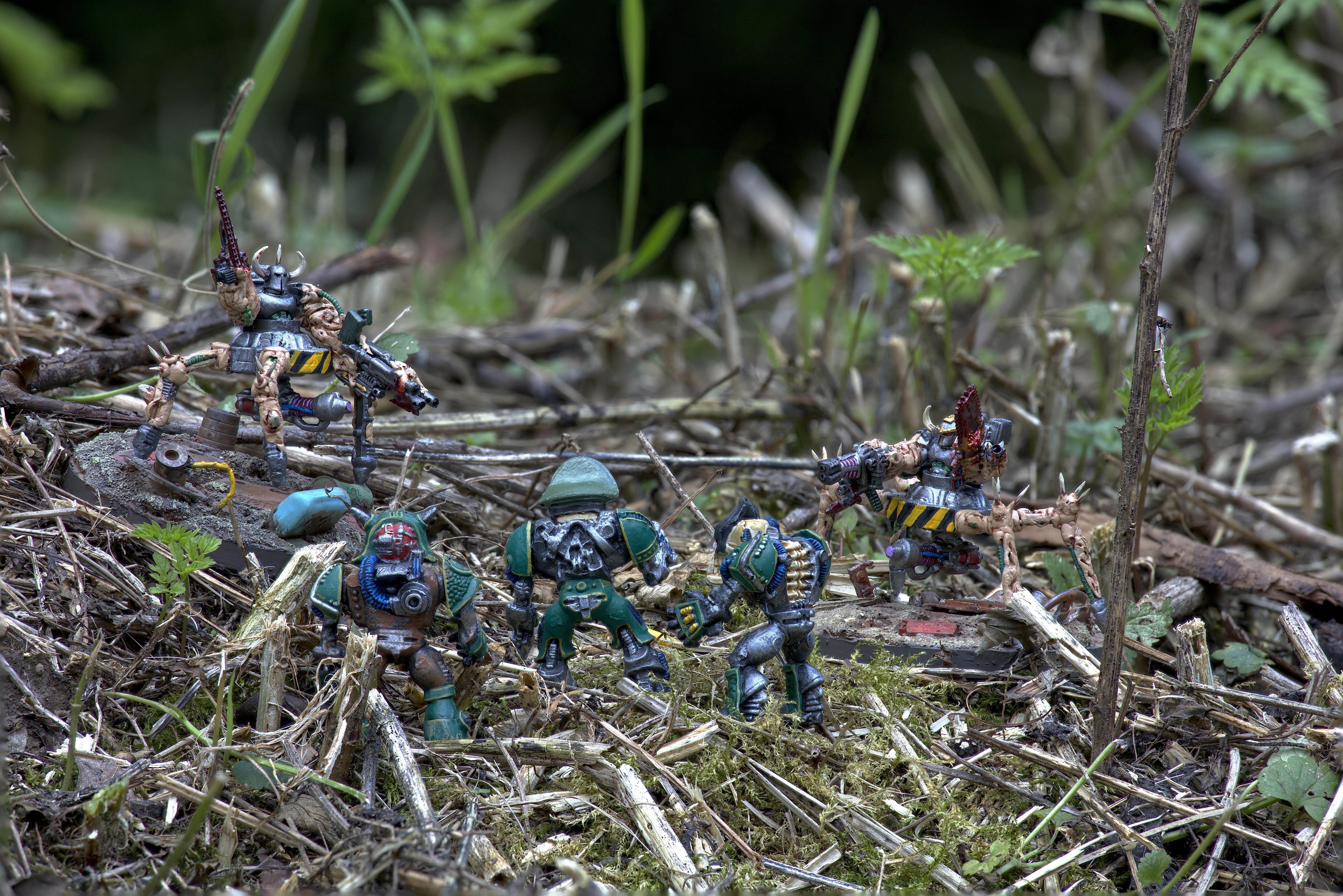 1996, Battle, By Andrey Mishuta, Cap, Centaur, Chainfist, Cyborg, Fantasy Battles, From Russia, Iron Warriors, M.a.k., Nazi, Necroclan Phobos, Nx-10, Nx-2b, Nx-7h, Obliterators, Officer, Outdoors, Power Fist, Regiment, Retro, Scratch Build, Skull, Stahlhelm, Technolog, Tehnolog, Undead