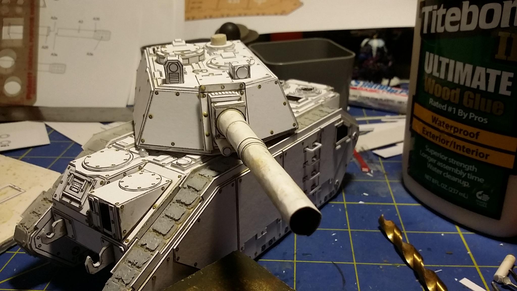 Paper Grimdark Abrams WIP!