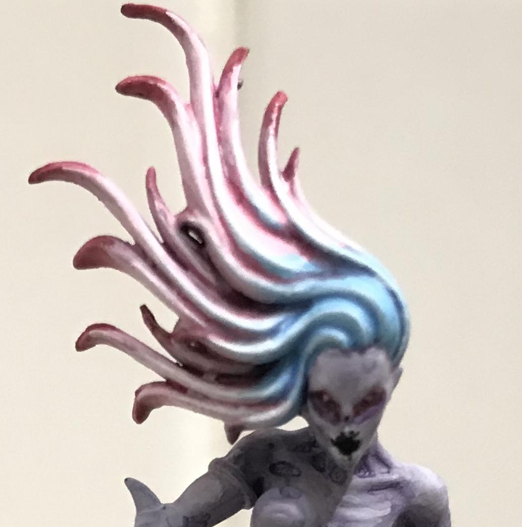 Daemonettes, Faces, Slaanesh, Work In Progress