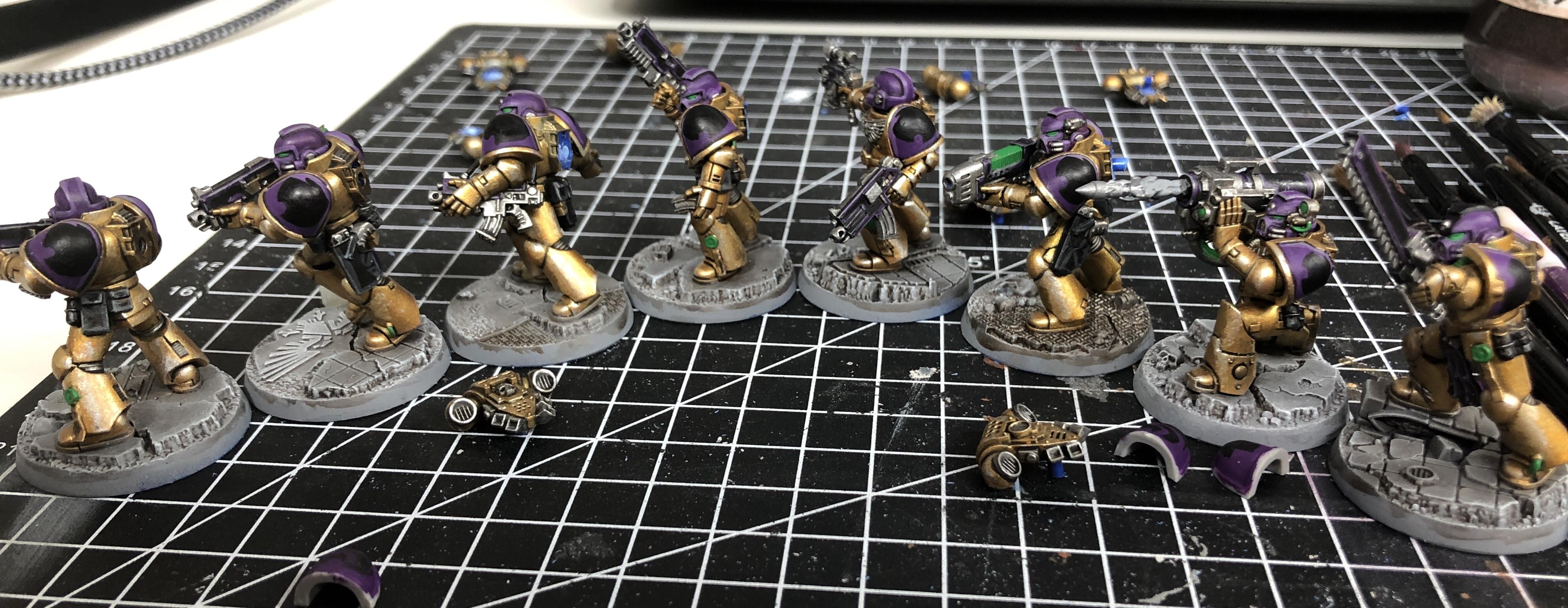 Series 1, Space Marine Heroes, Void Panthers, Warhammer 40,000, Work In Progress