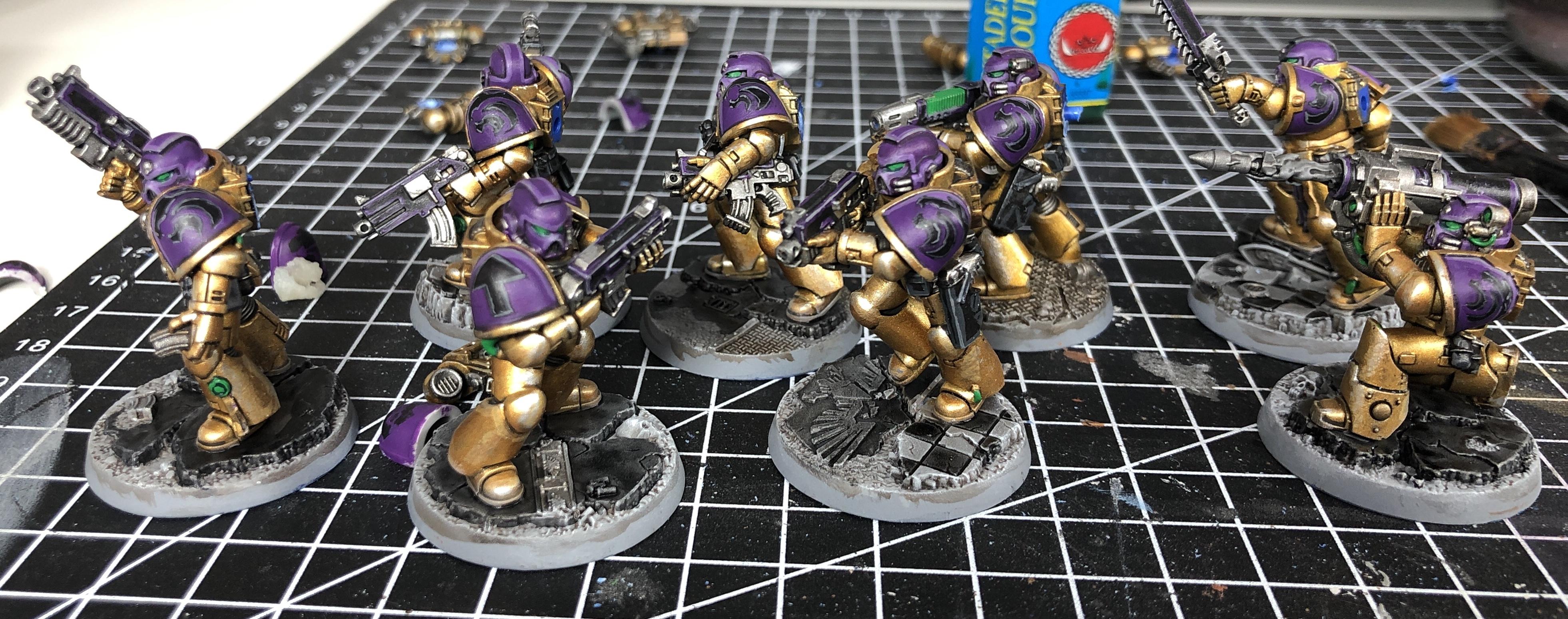 Series 1, Space Marine Heroes, Void Panthers, Warhammer 40,000, Work In Progress