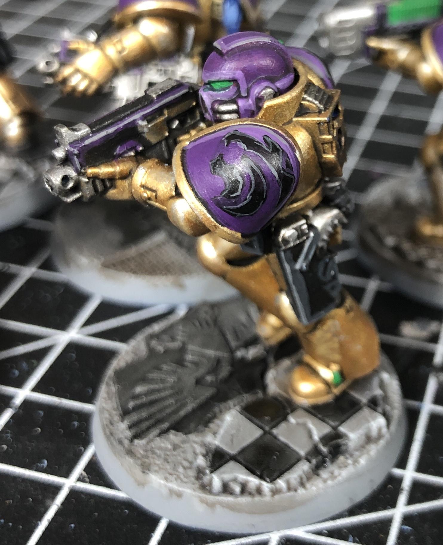 Astartes, Imperial, Series 1, Space Marine Heroes, Space Marines, Void Panthers, Warhammer 40,000, Work In Progress