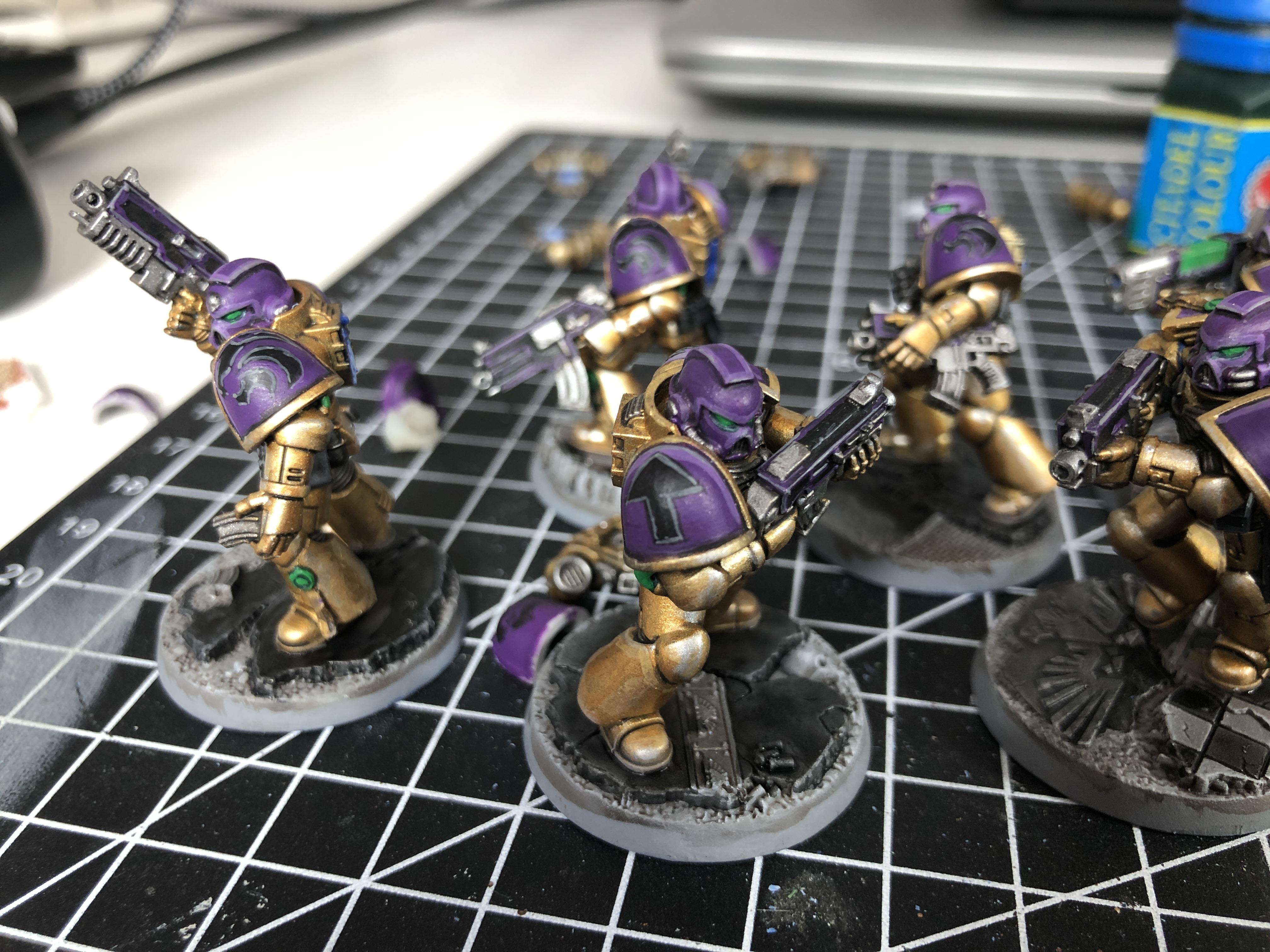 Series 1, Space Marine Heroes, Void Panthers, Warhammer 40,000, Work In Progress