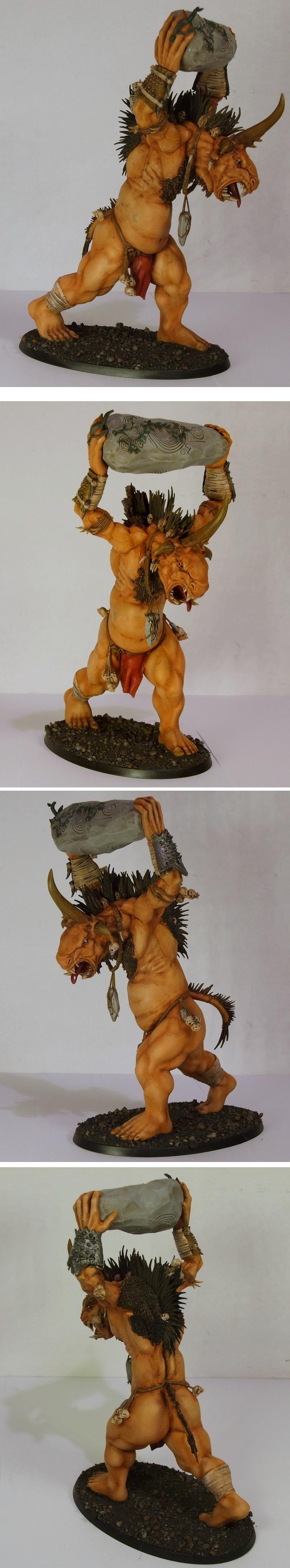 Age Of Sigmar, Beast, Beastmen, Chaos, Conversion, Cygor
