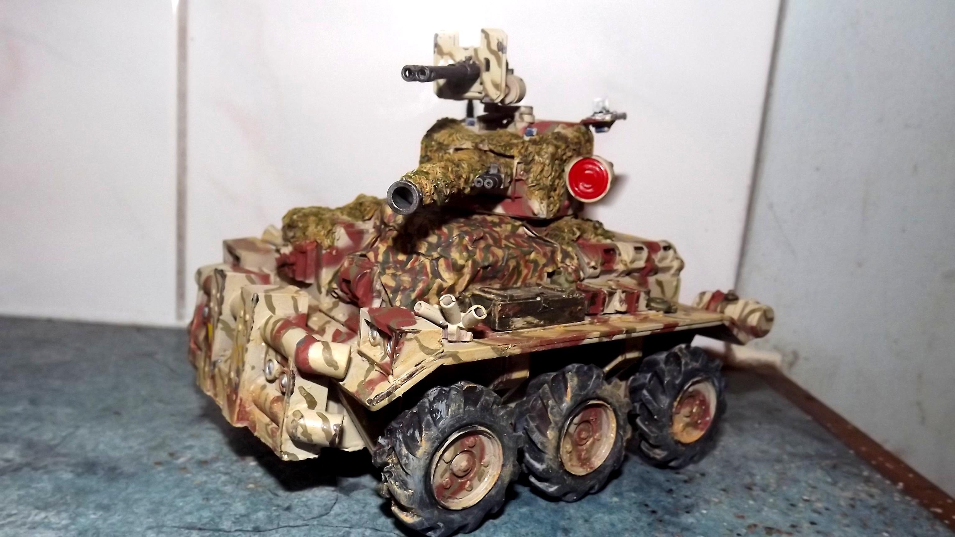 Conversion, Fire Support, Ifv, Ramshackle Games, Rhebok, Victoria Miniatures, Wheeled Vehicle