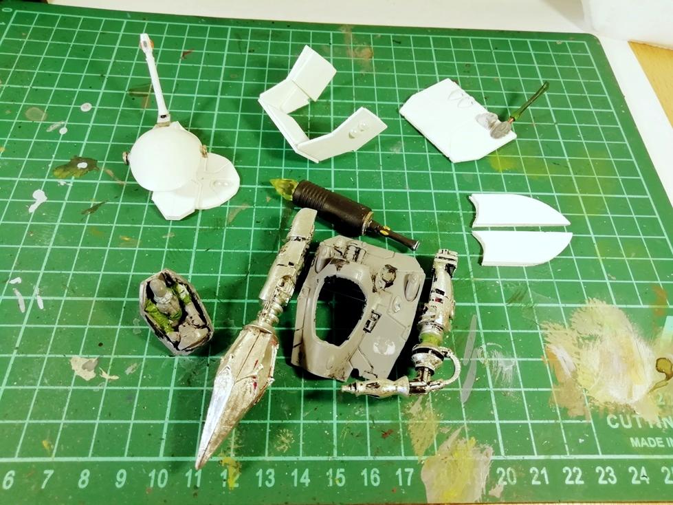 Bits, Conversion, Eldar, Fire Prism, Metal, Plasticard, Scratch Build, Wave Serpent