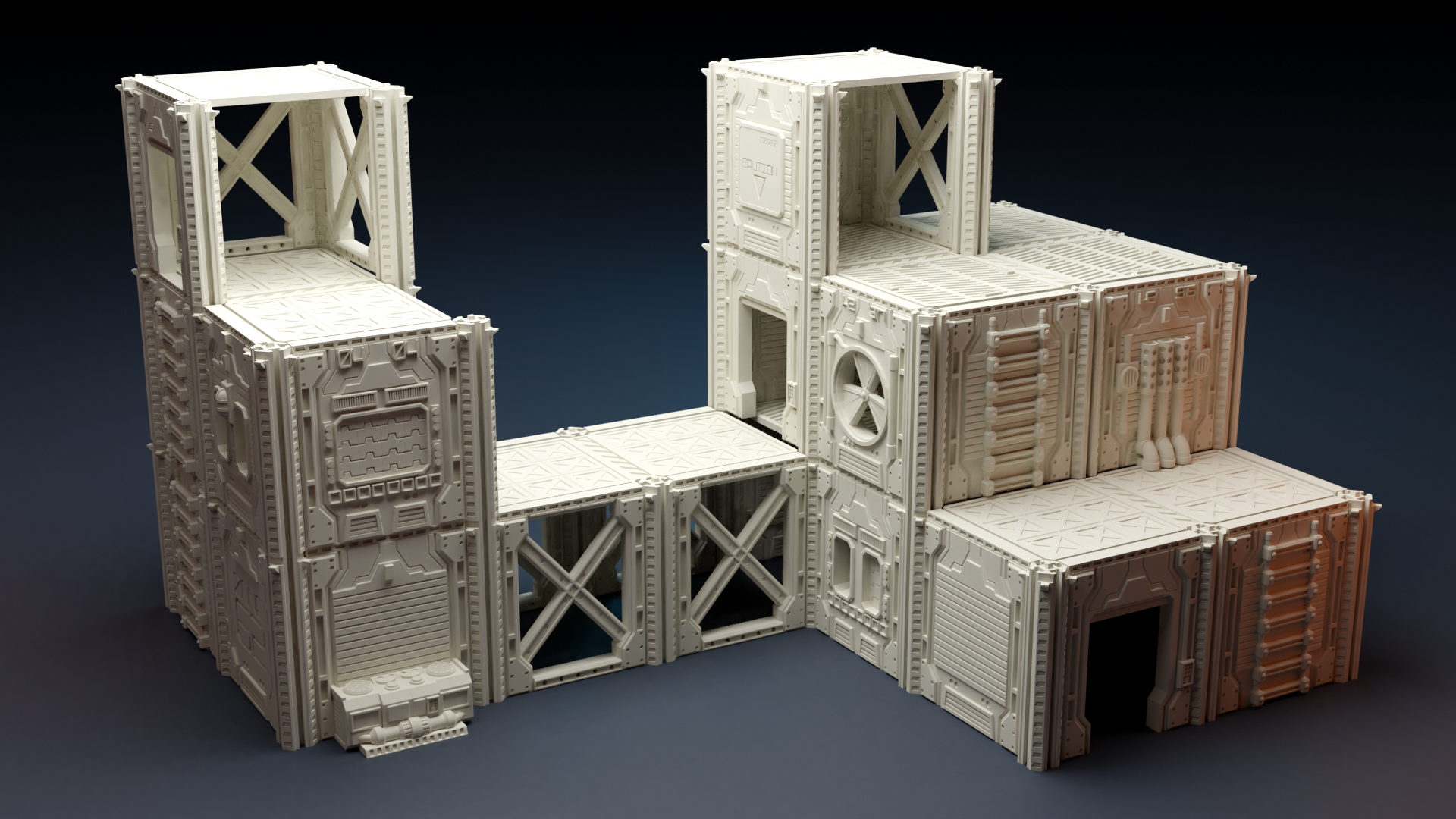 3d, Corvus, Games, Isolation, Kickstarter, Modular, Printable, Protocol, Terrain
