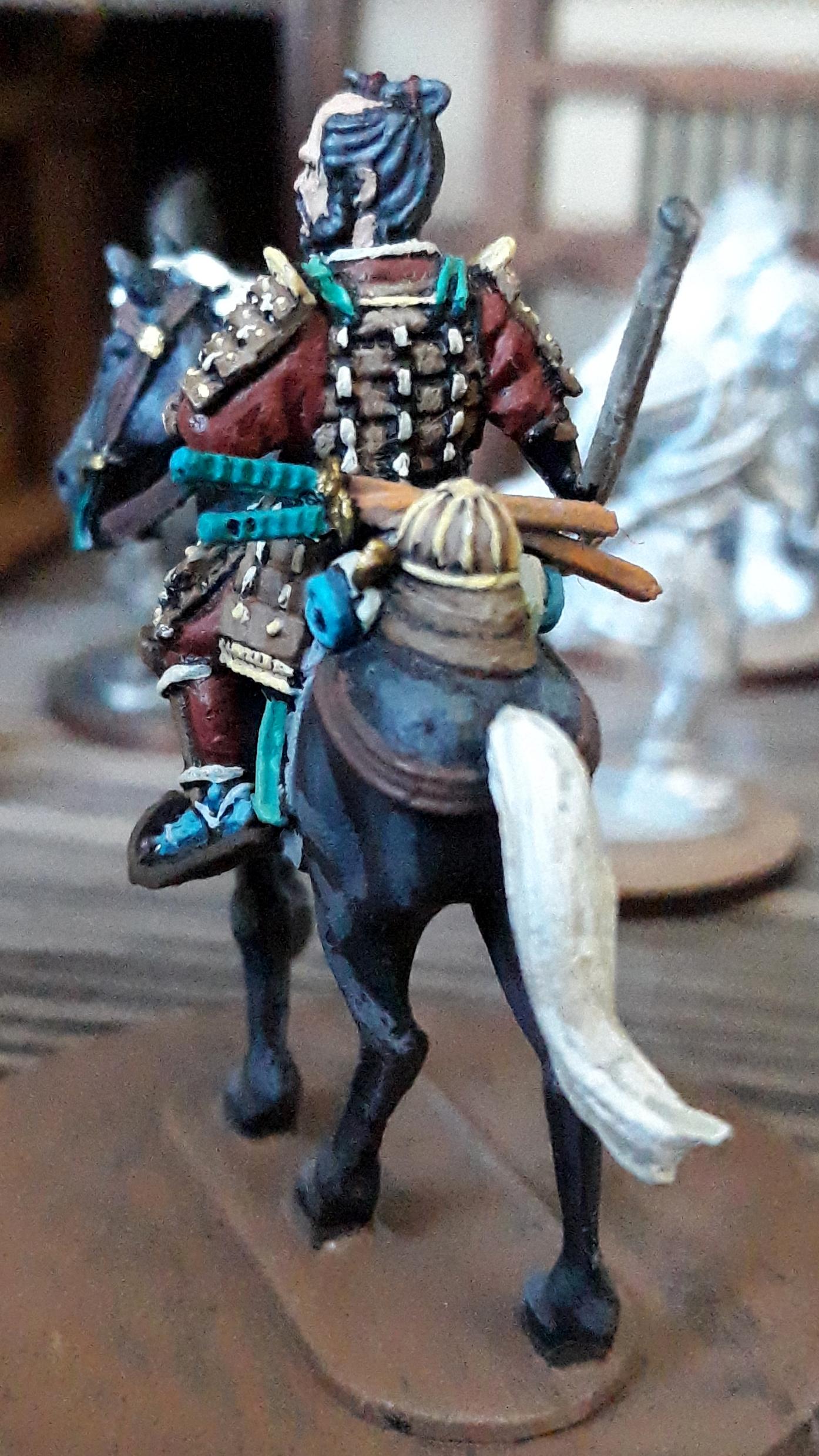 Japanese, Mounted, Samurai, Test Of Honour