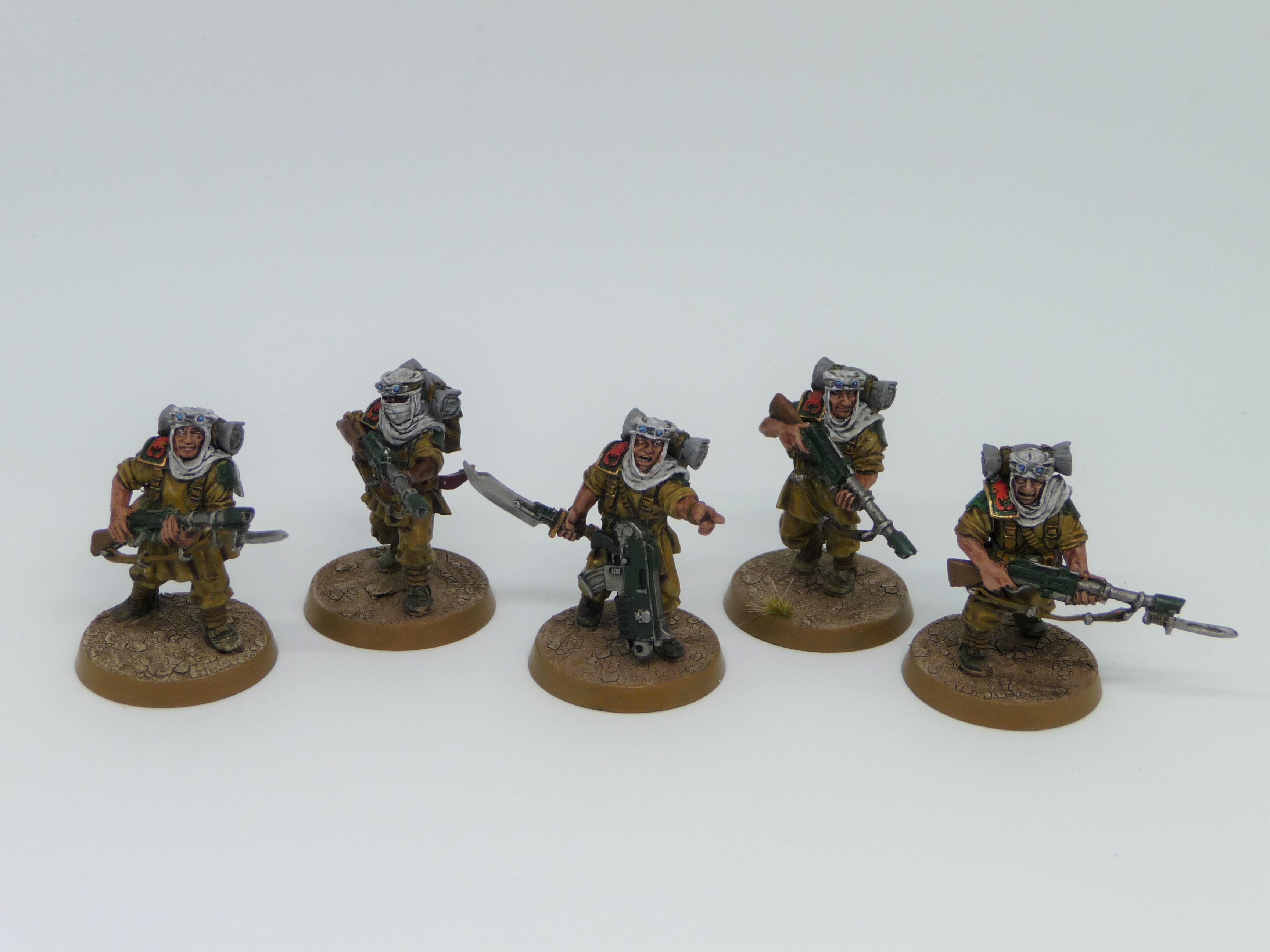 Desert Scorpions, Imperial Guard, Tallarn Desert Raiders, Victoria Miniatures