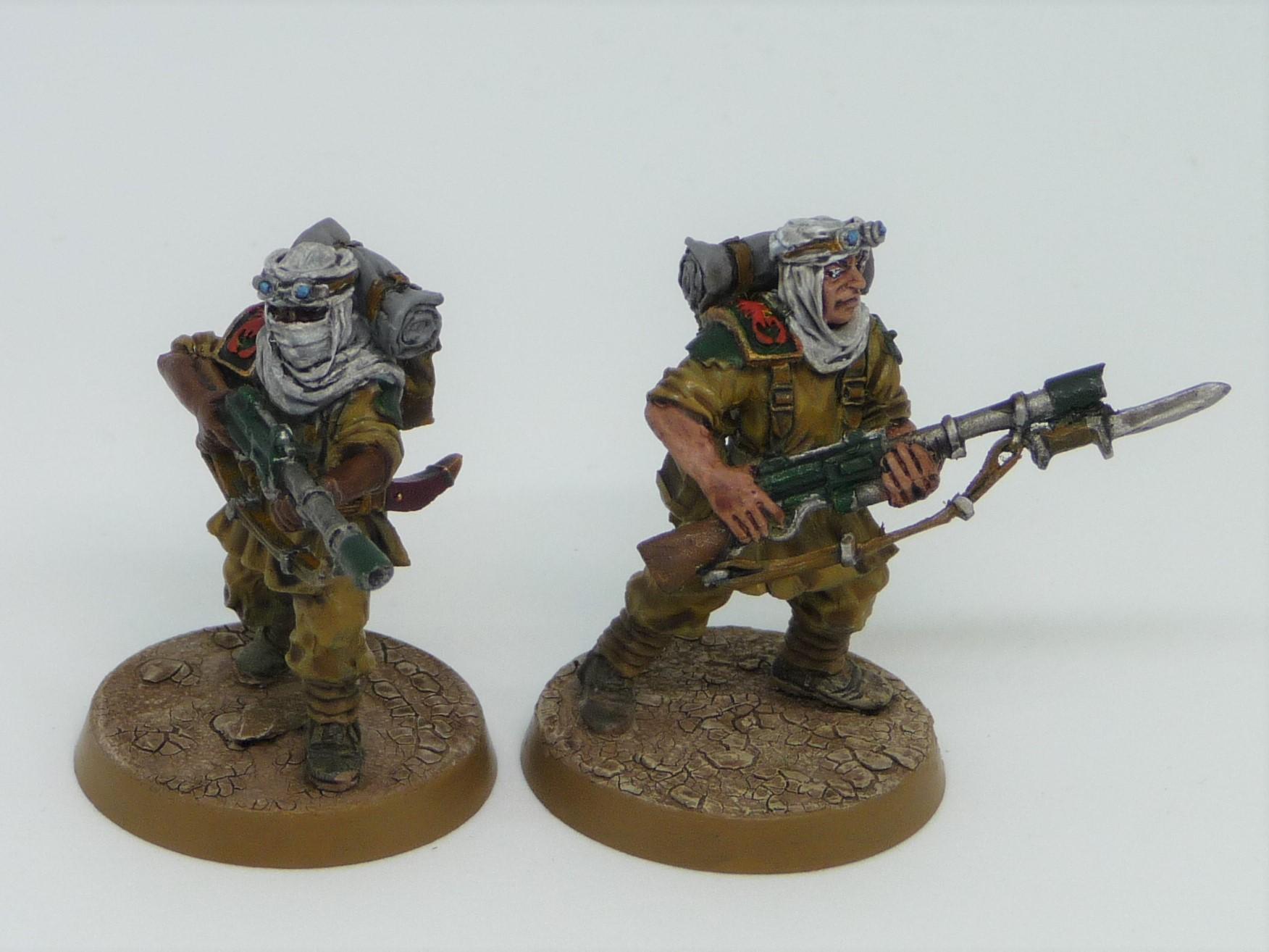 Desert Scorpions, Imperial Guard, Tallarn Desert Raiders, Victoria Miniatures