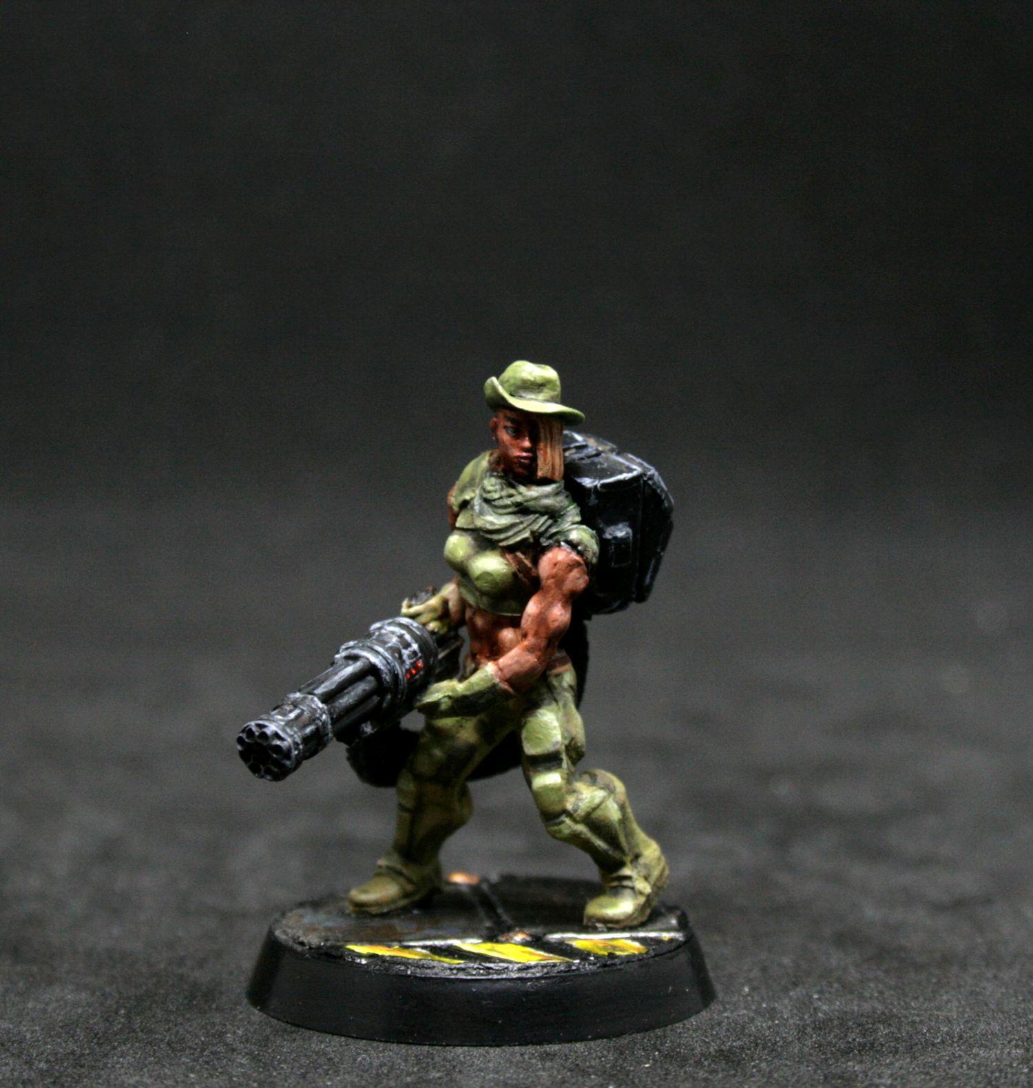 Alienhunter, Catachan, Conversion, Junglefighter, Predator, Tyrannosaurus