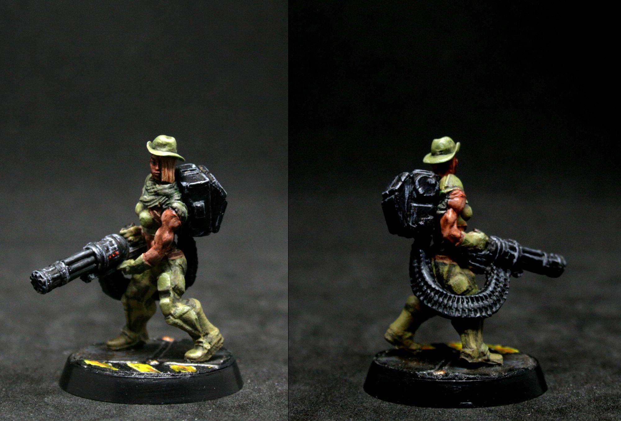 Alienhunter, Catachan, Conversion, Junglefighter, Predator, Tyrannosaurus
