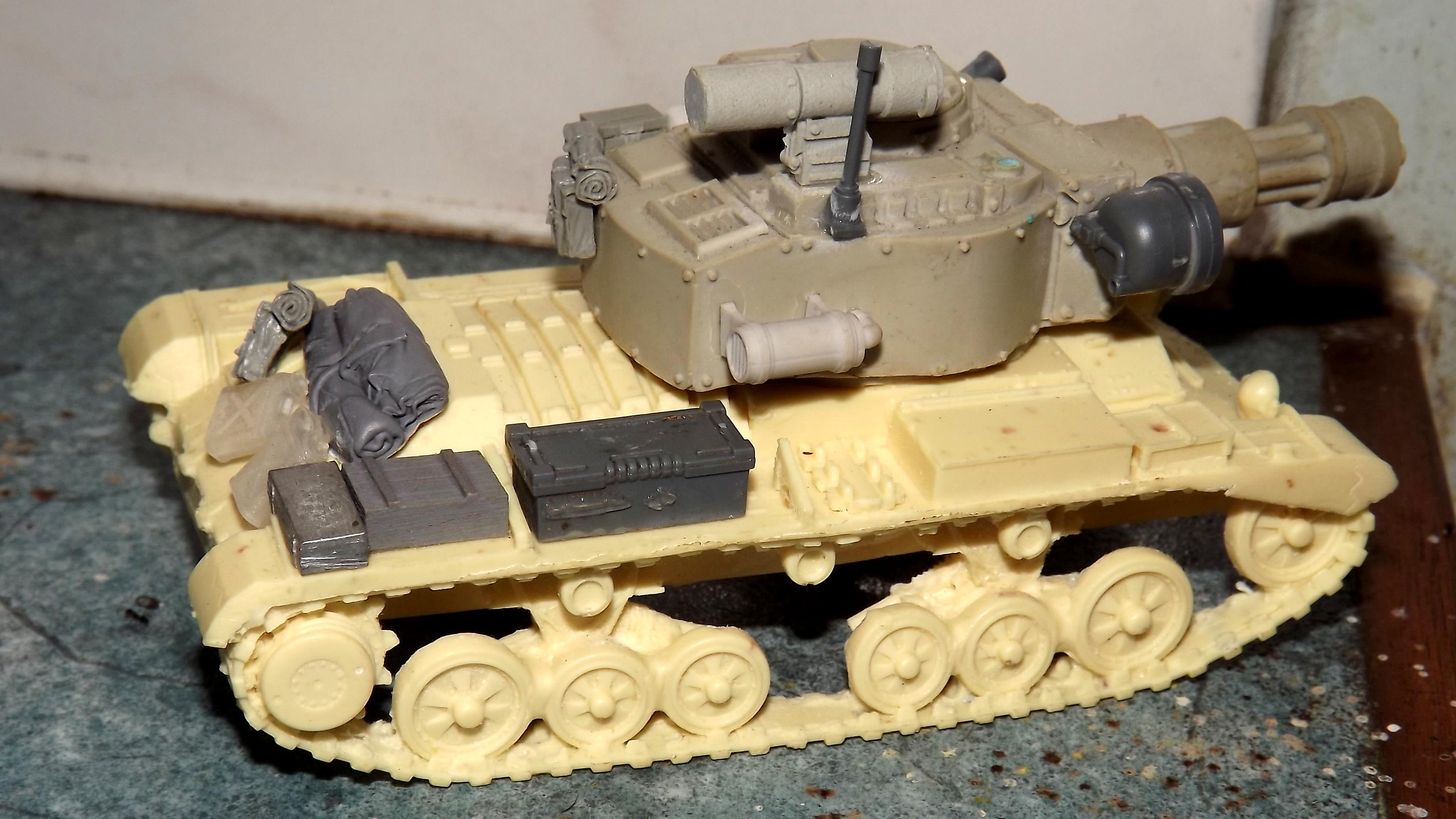7tp Turret, Assault Tank, Avenger Gatling Cannon, Kromlech, Models And Minis, Valentine Tank