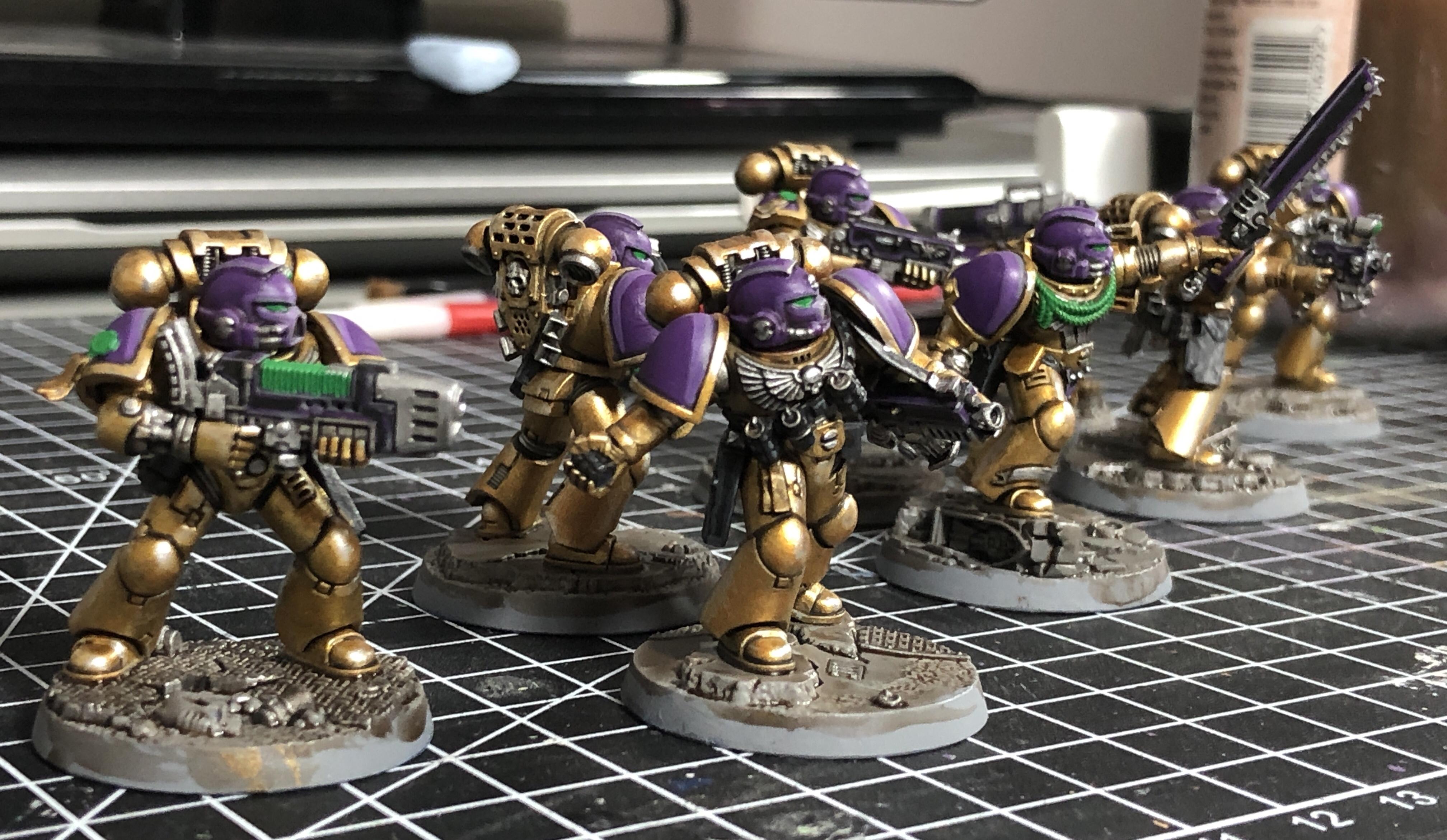 Series 1, Space Marine Heroes, Space Marines, Void Panthers, Warhammer 40,000, Work In Progress